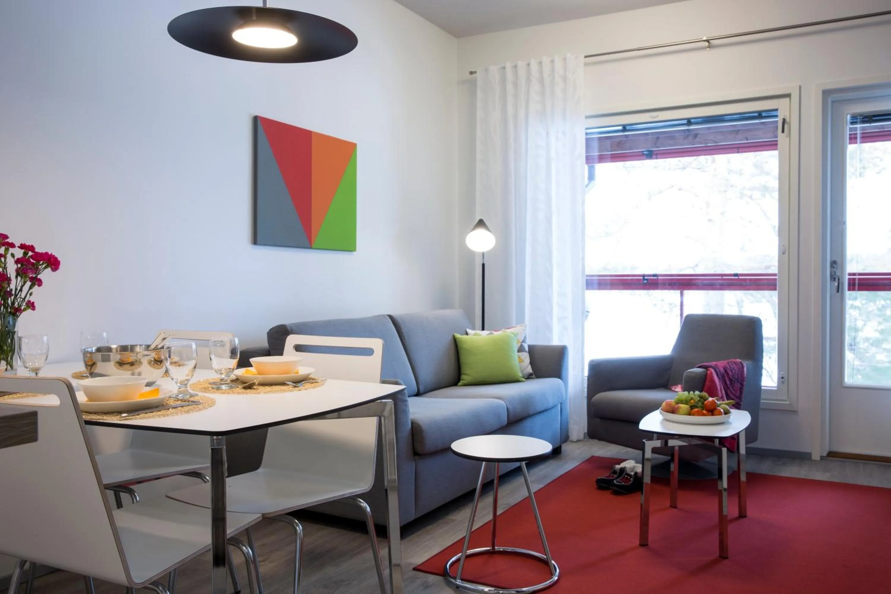 Living room in Holiday Club Kuusamon Tropiikki