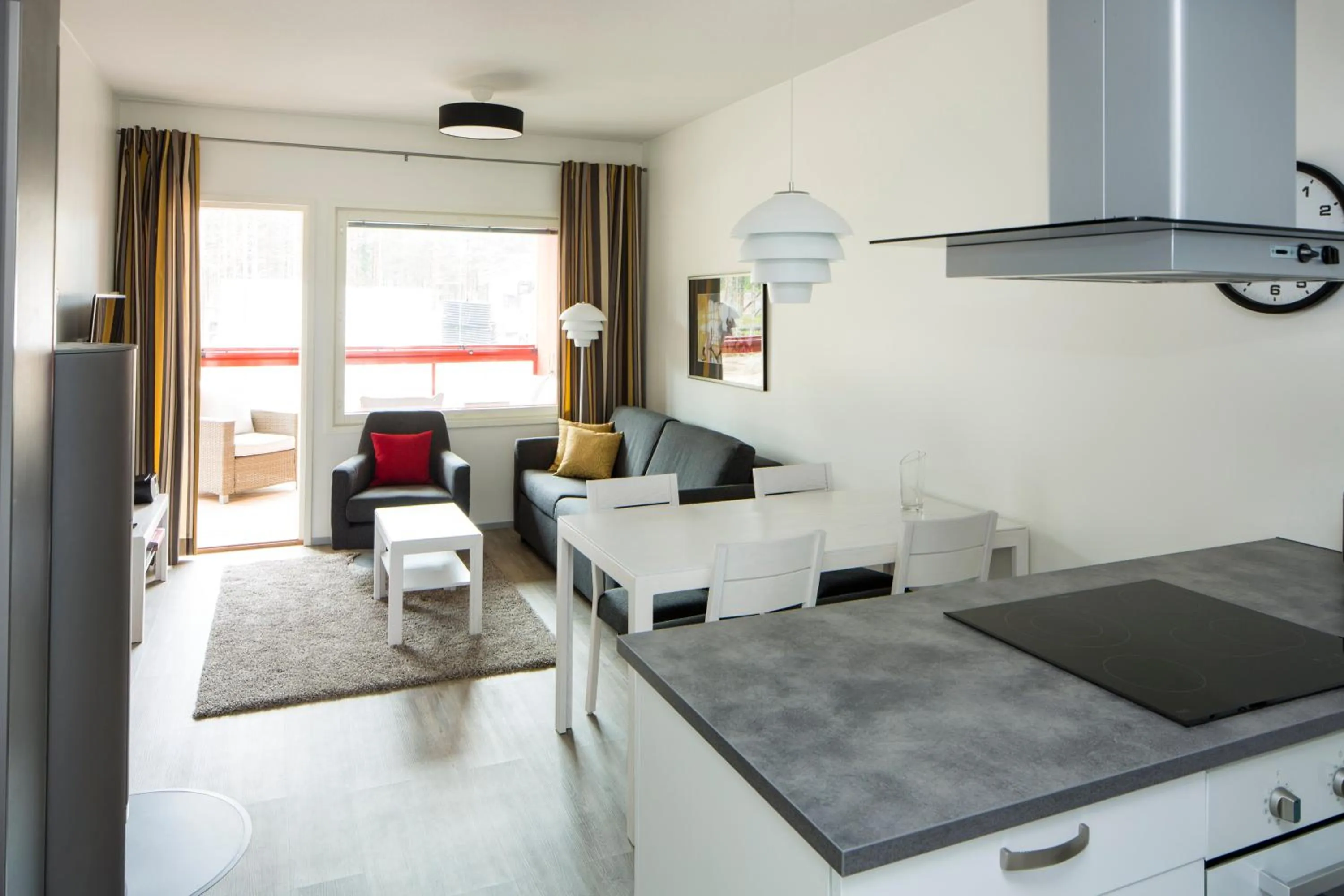 Living room in Holiday Club Kuusamon Tropiikki