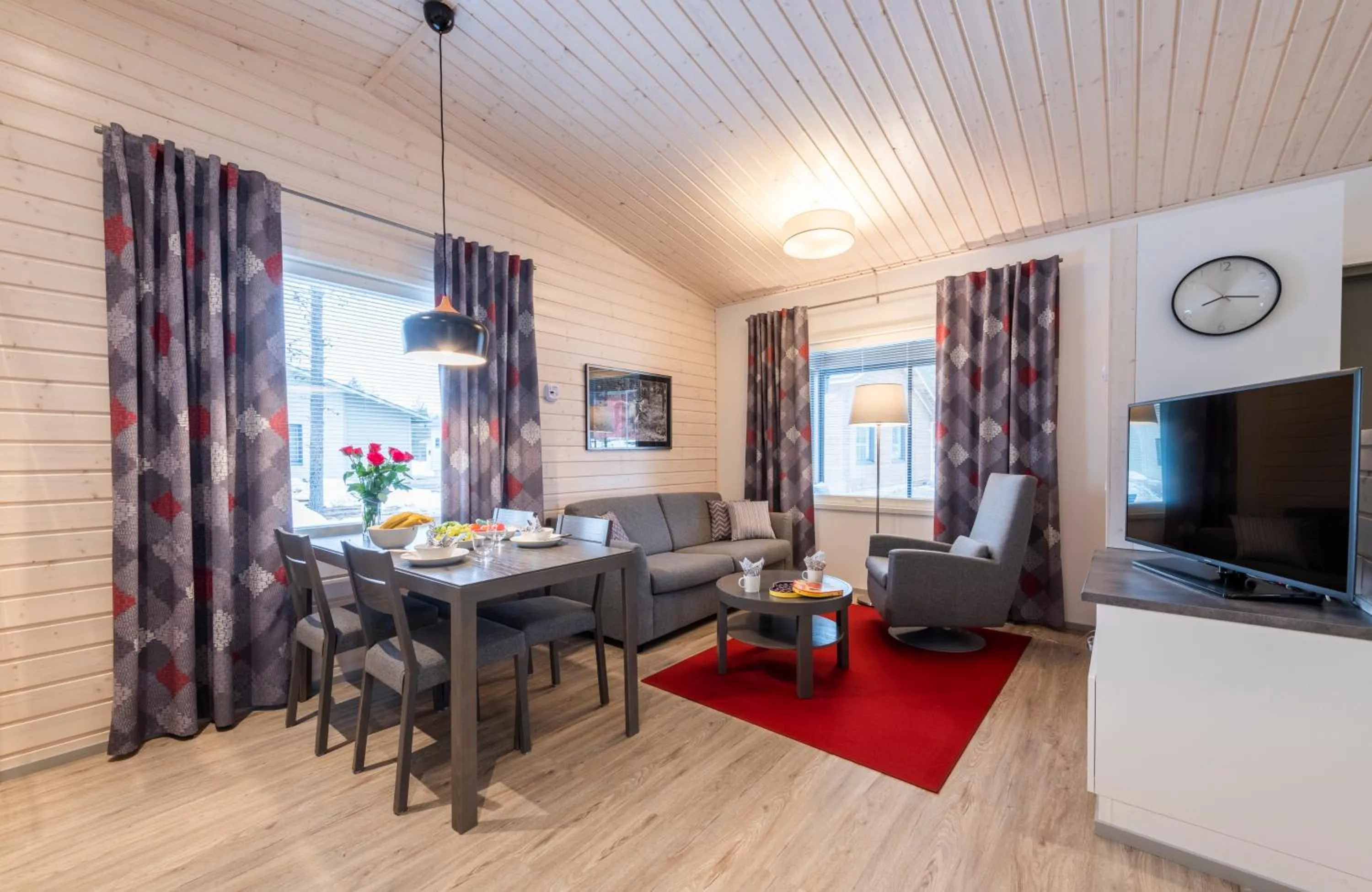 Living room in Holiday Club Kuusamon Tropiikki