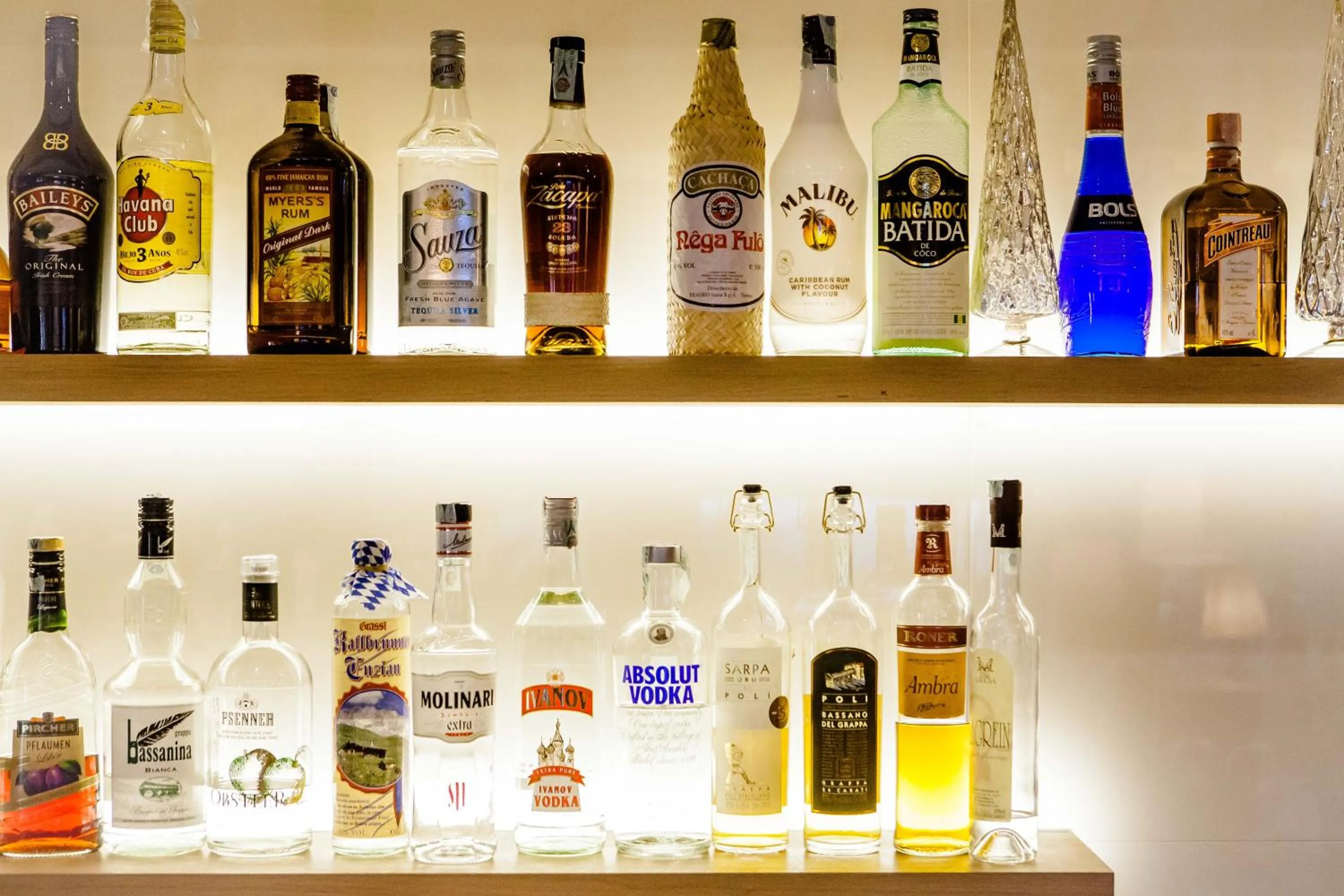 Alcoholic drinks in Royal Hotel Hinterhuber