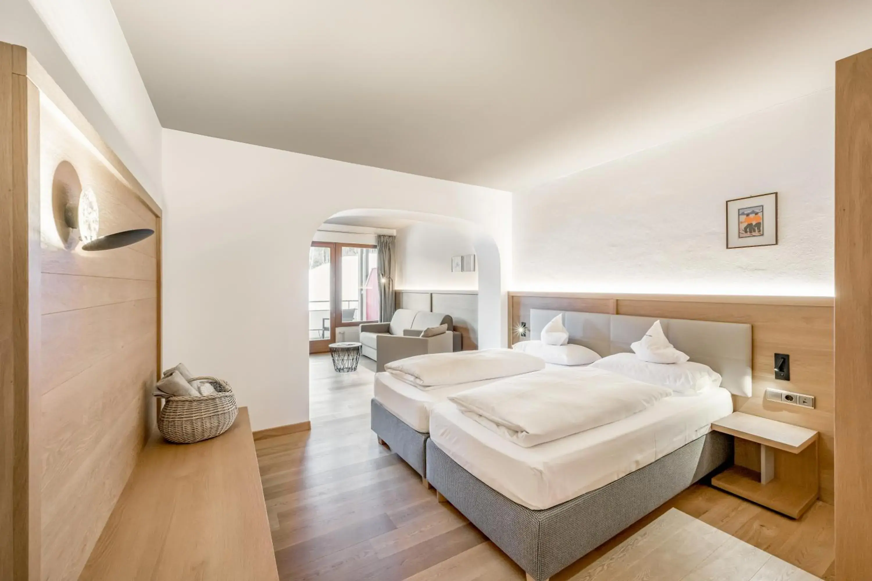 Deluxe Double Room with Balcony in Royal Hotel Hinterhuber Deluxe Double Room with Balcony in Royal Hotel Hinterhuber