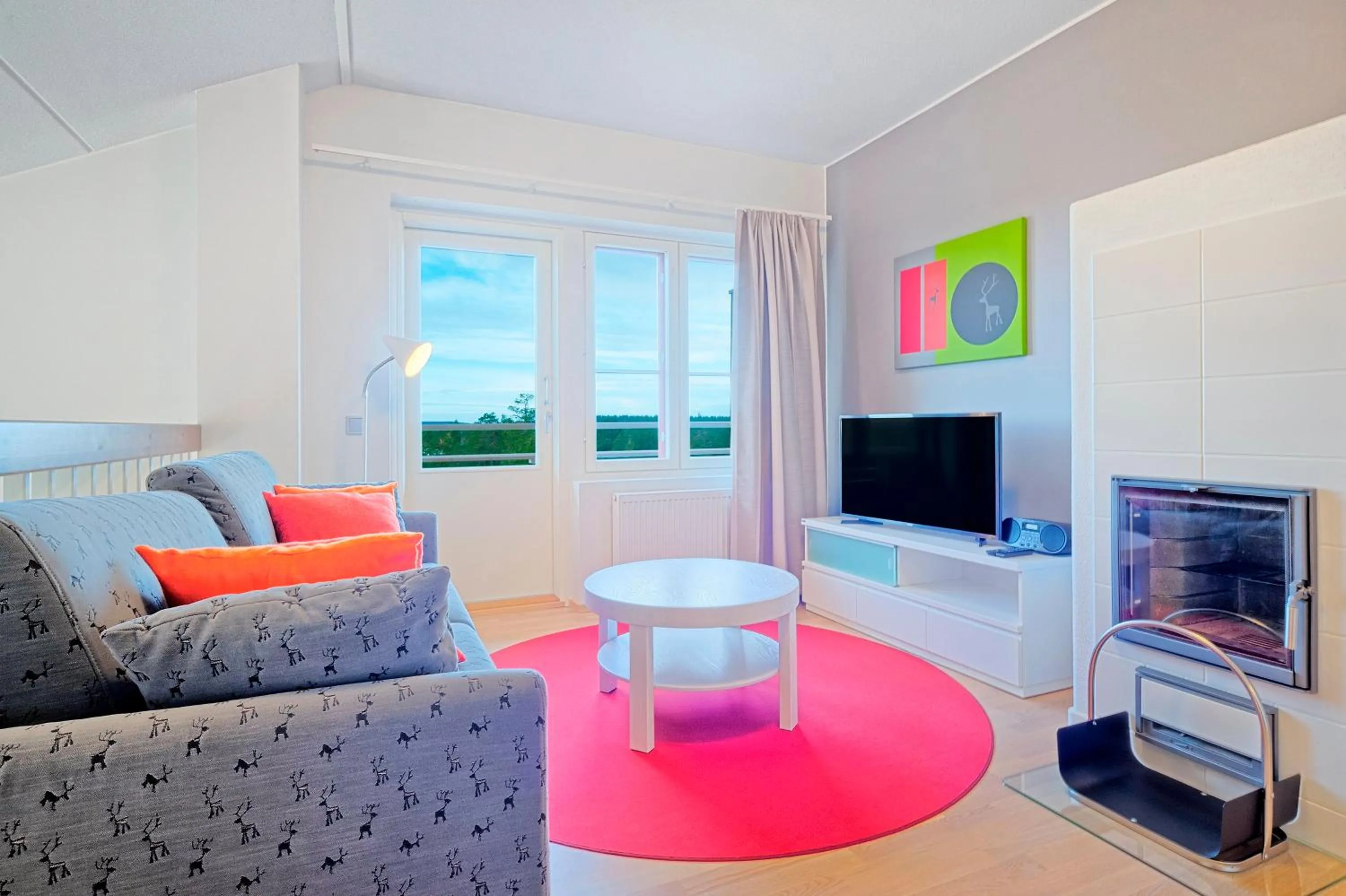 Living room in Holiday Club Saariselkä