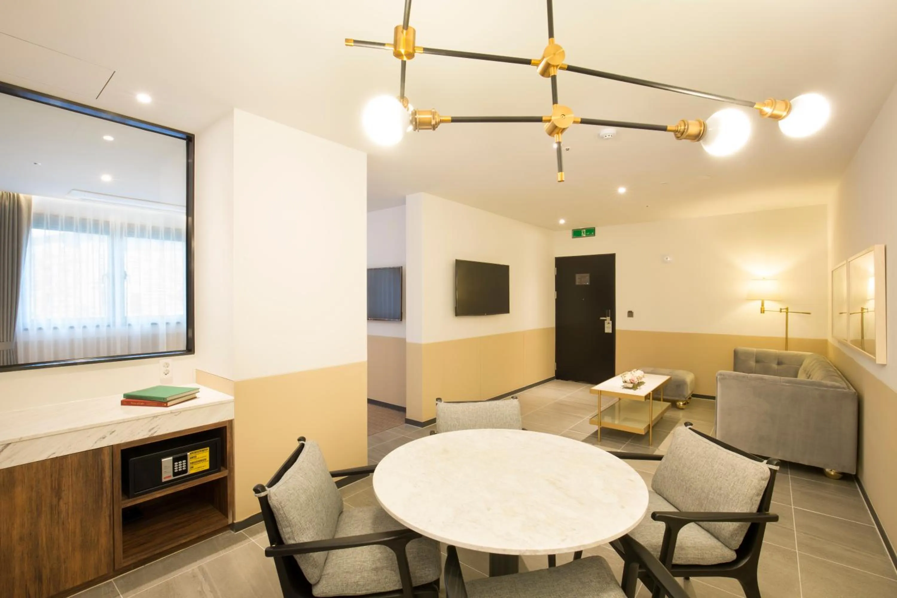 Living room in Nampo Hound Hotel Premier