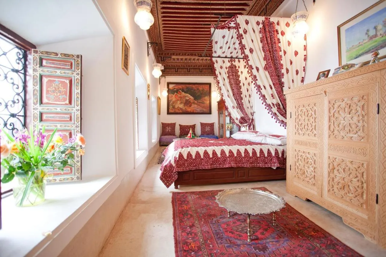 Photo of the whole room, Bed in Riad Zineb