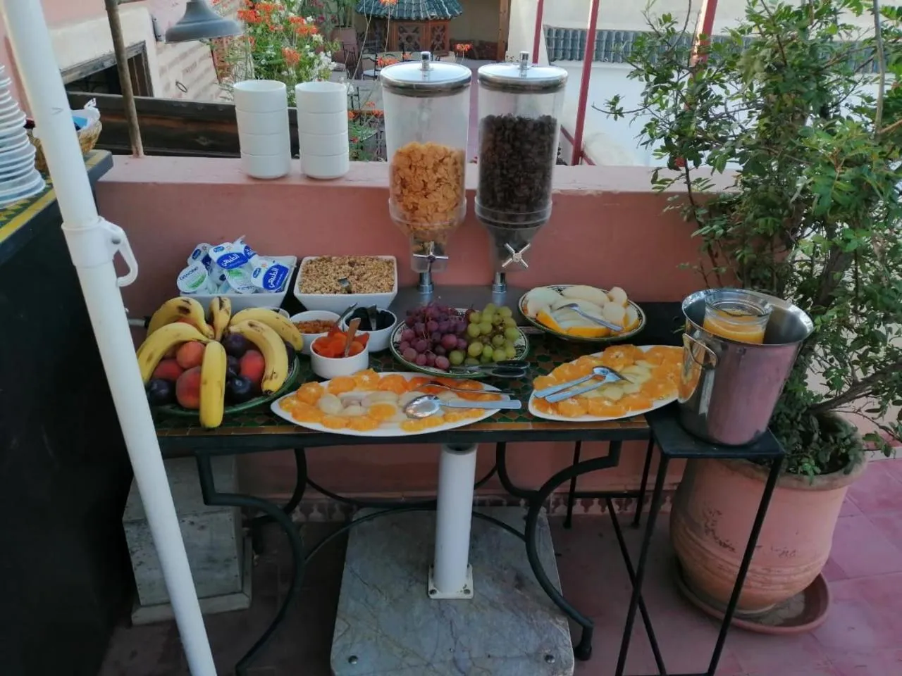 Continental breakfast in Riad Zineb
