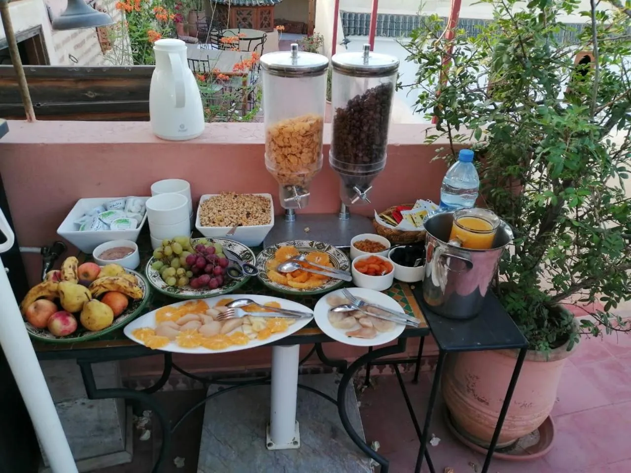 Continental breakfast in Riad Zineb