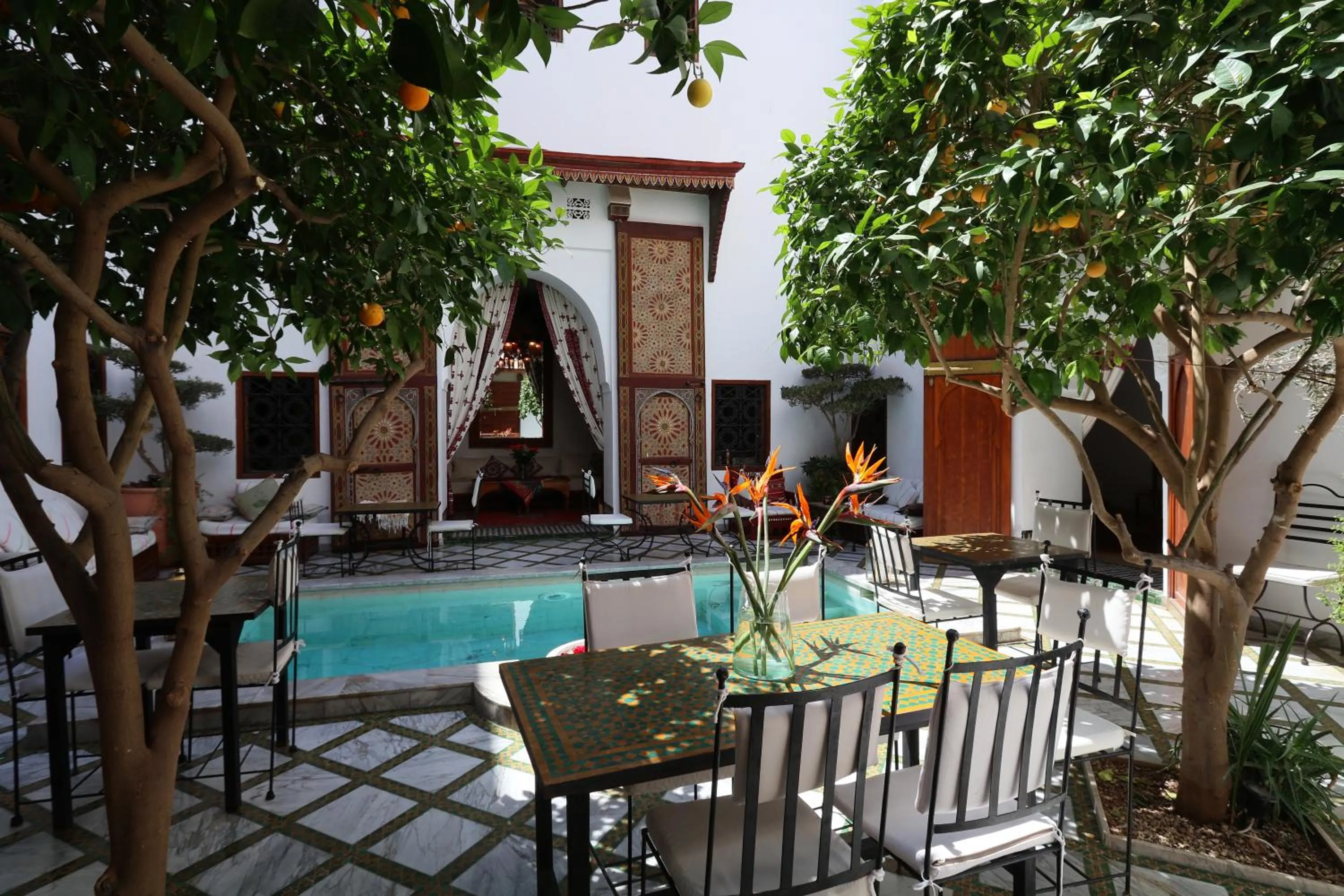 Swimming pool in Riad Zineb