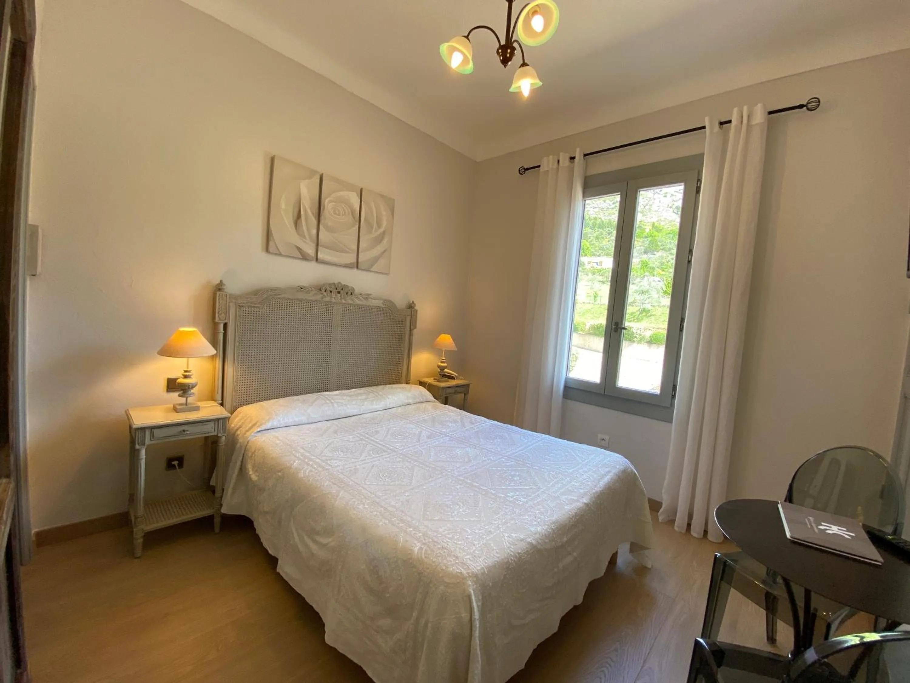 Photo of the whole room, Bed in Hôtel Le Colombier