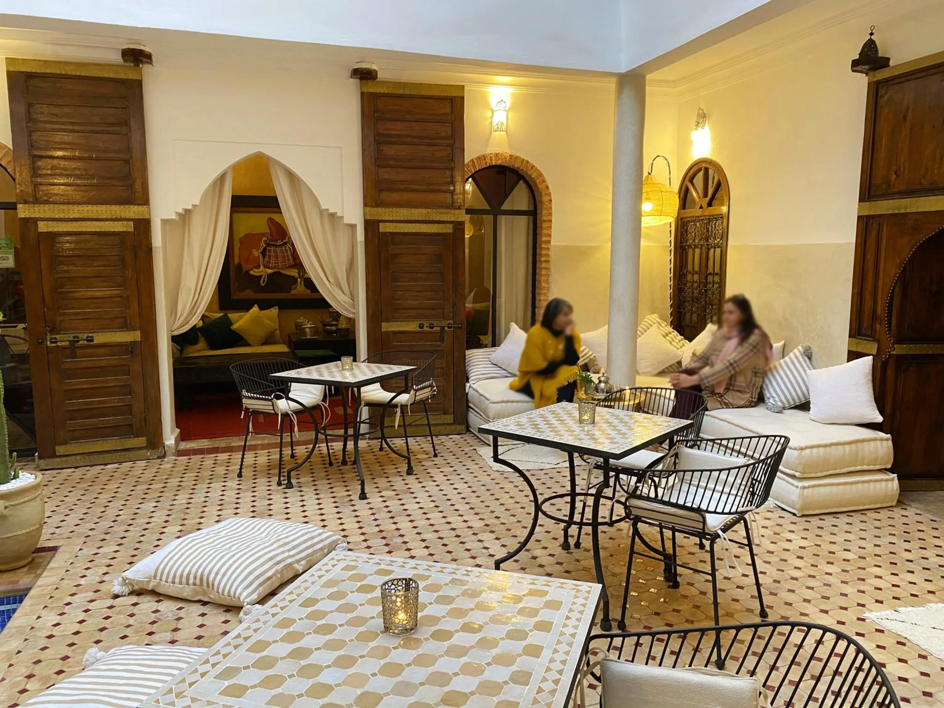 Seating area in Riad Laora By La Siredrah