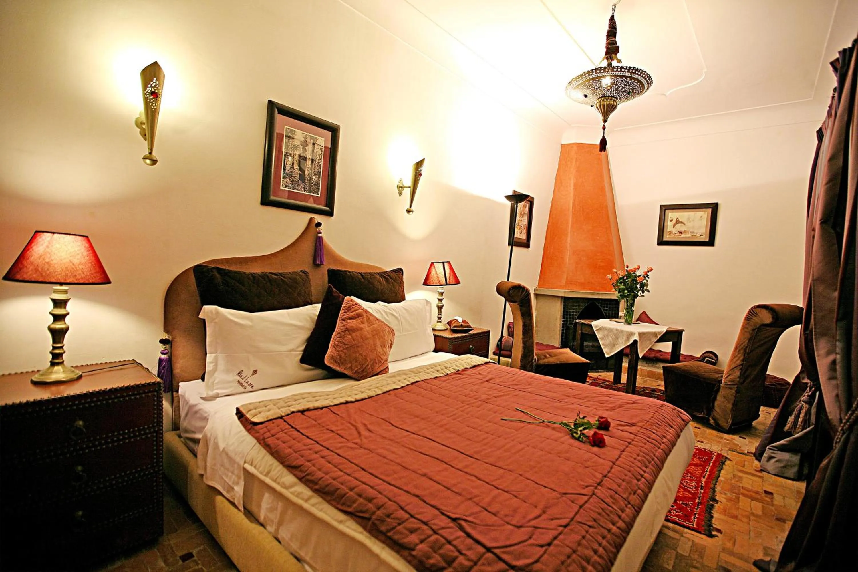 Seating area in Riad Laora By La Siredrah