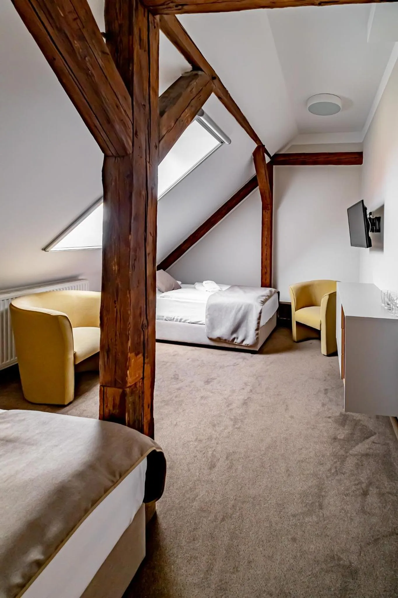 Bed in Relax Hotel Stork