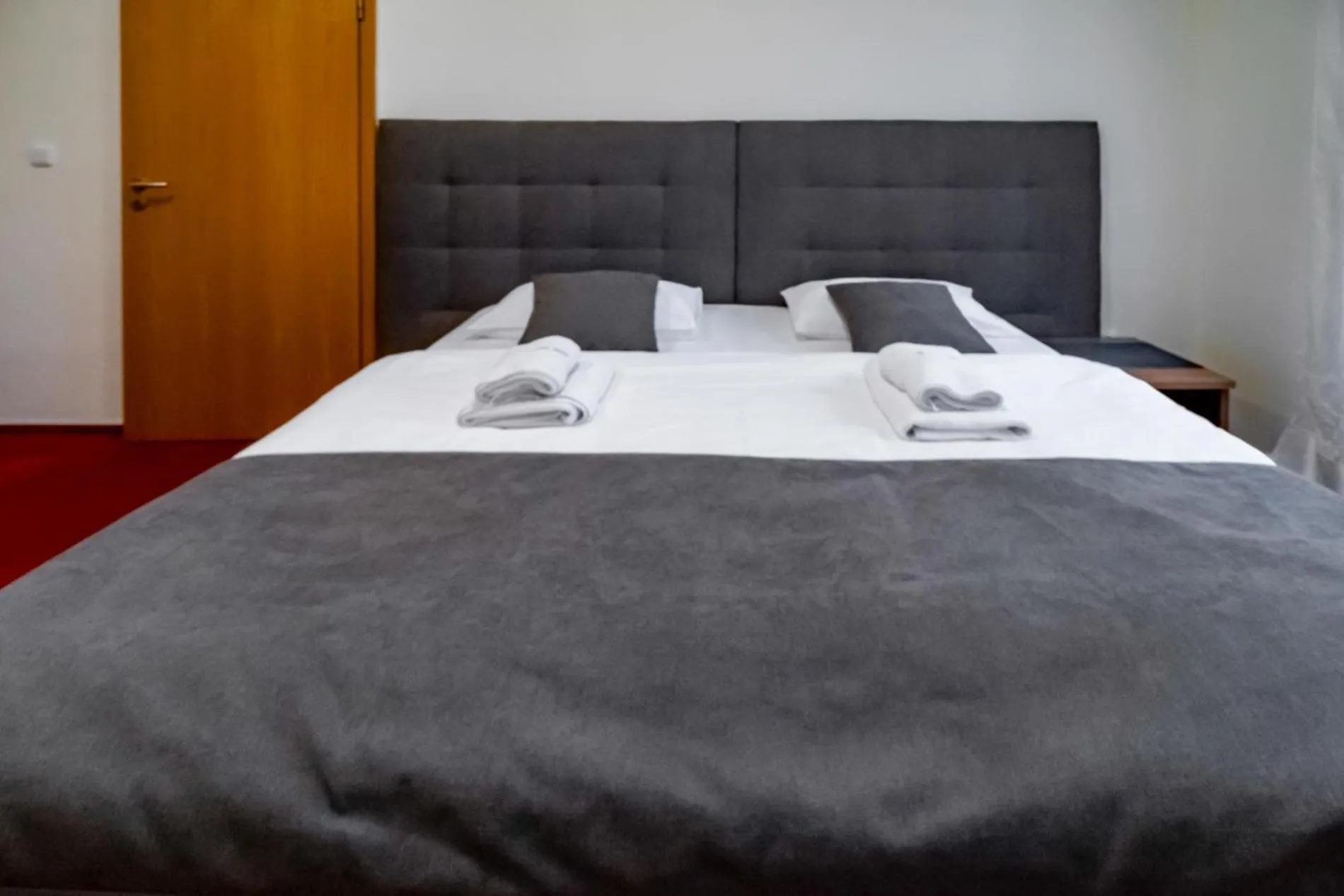 Bed in Relax Hotel Stork