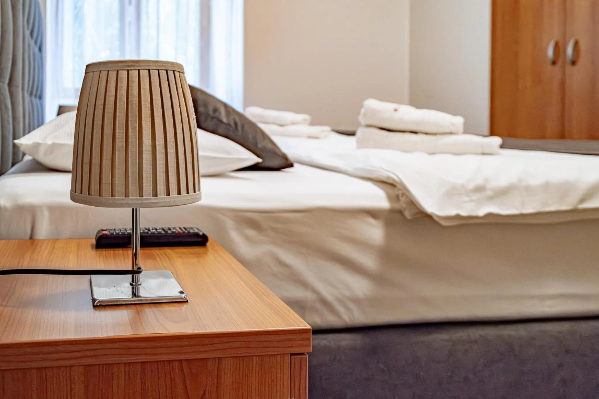 Bed in Relax Hotel Stork