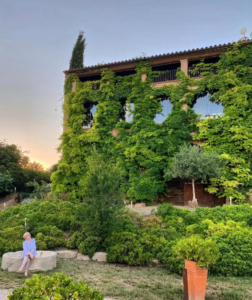 Garden view in La Garriga de Castelladral