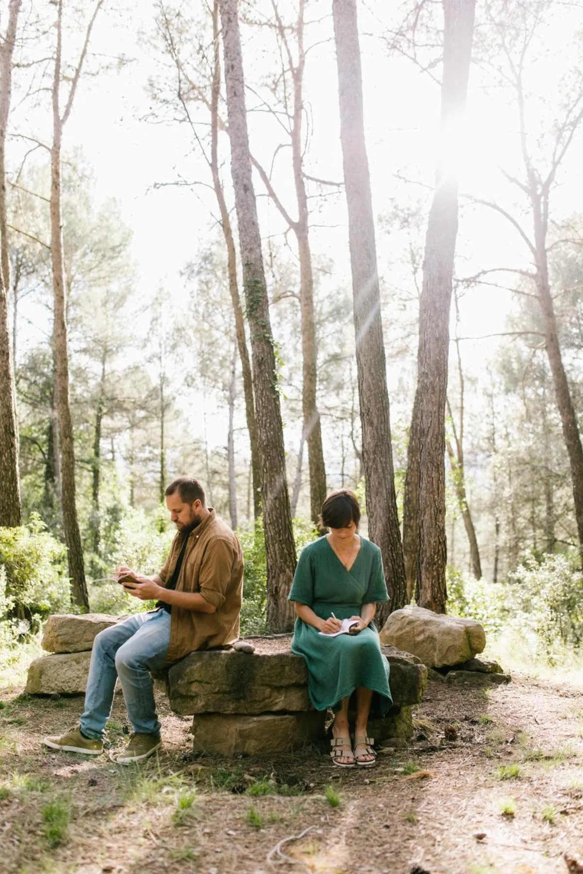 Natural landscape in La Garriga de Castelladral