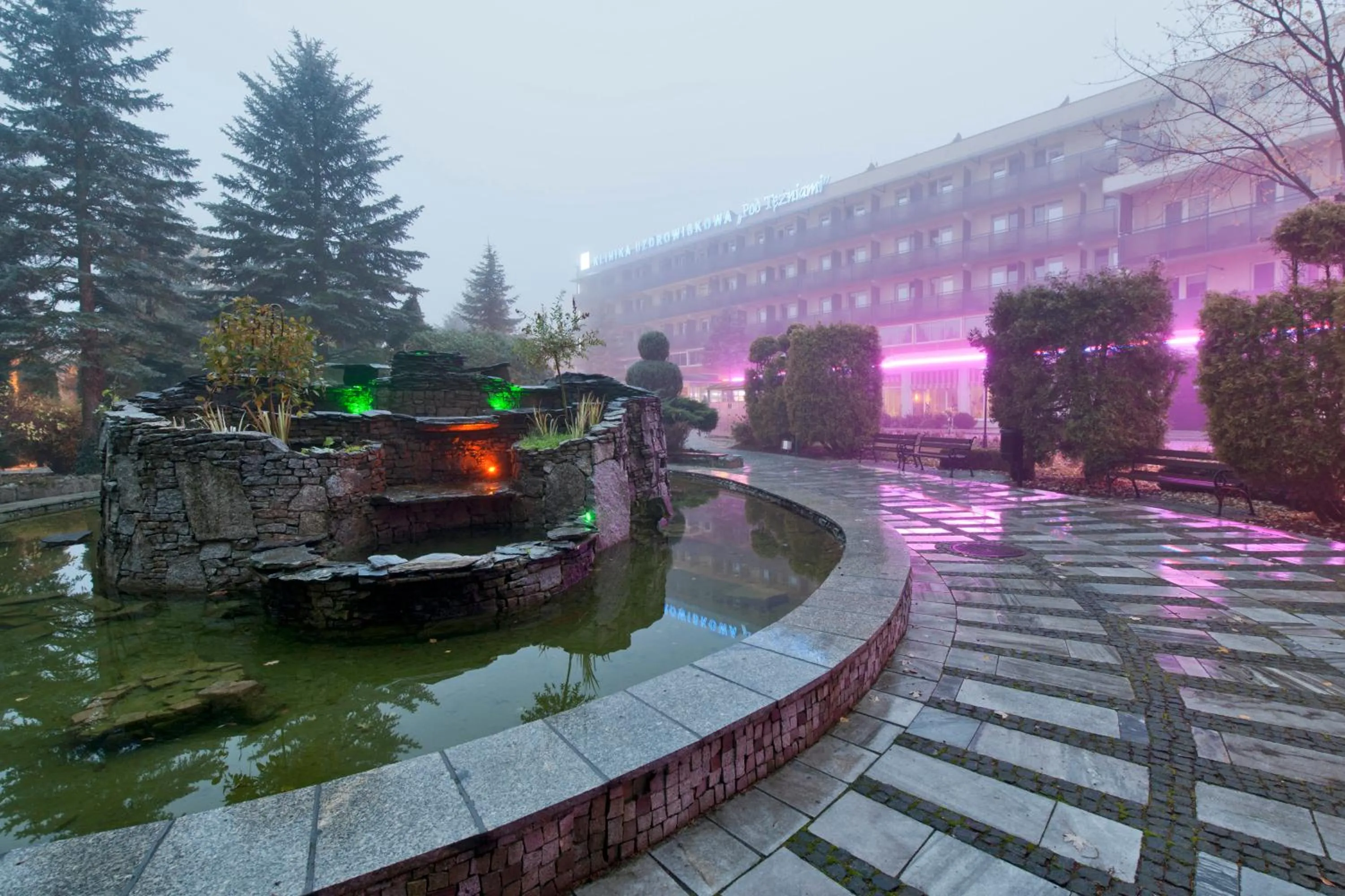 Property building in Klinika Uzdrowiskowa "Pod Tezniami''