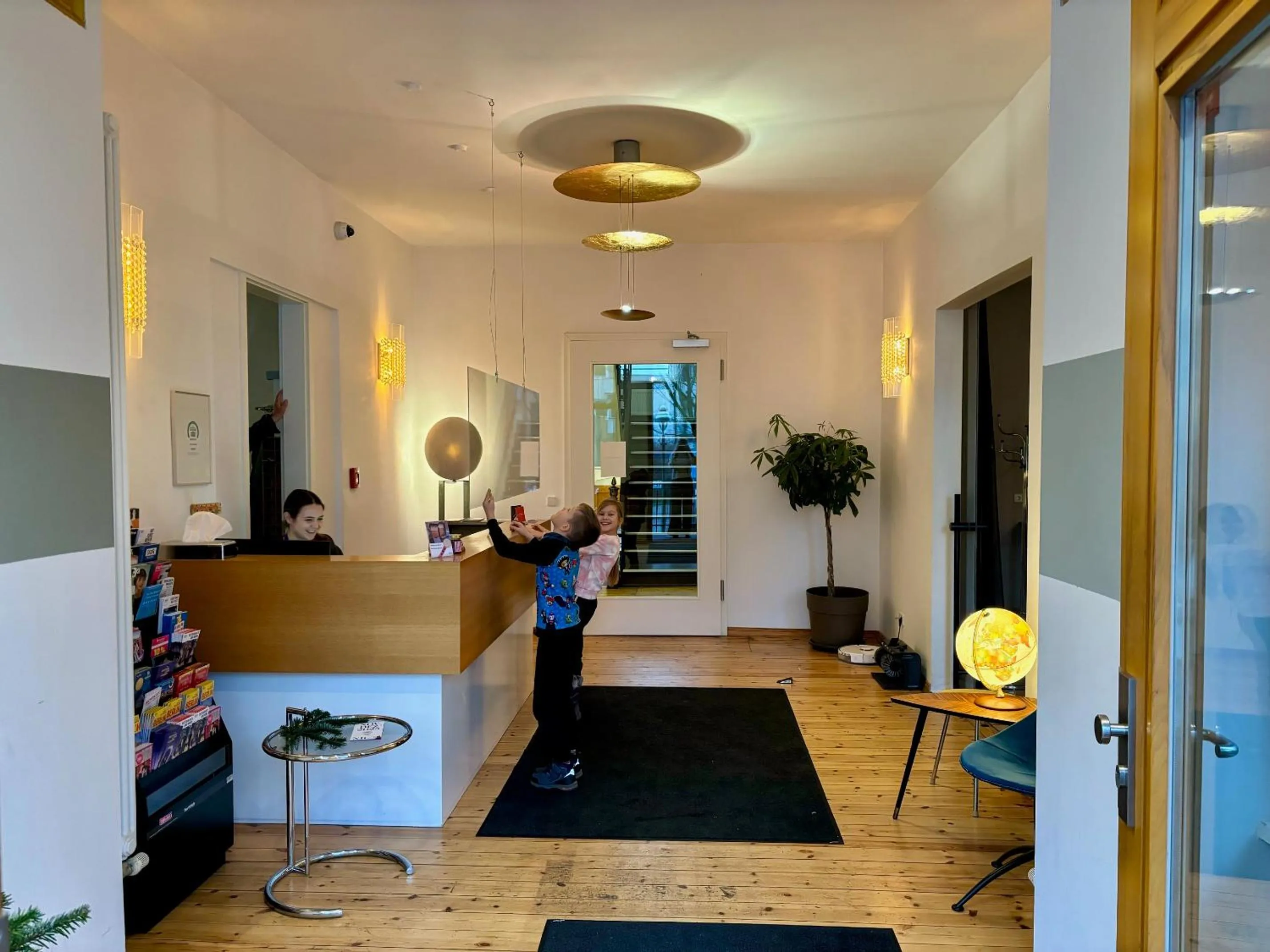 Lobby or reception in Hotel Johann