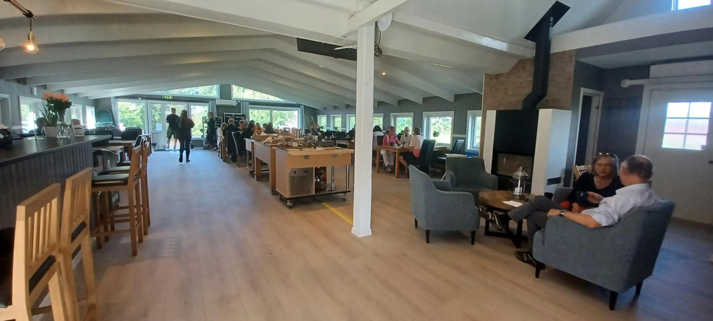 Restaurant/places to eat in Mellbystrand Vandrarhem