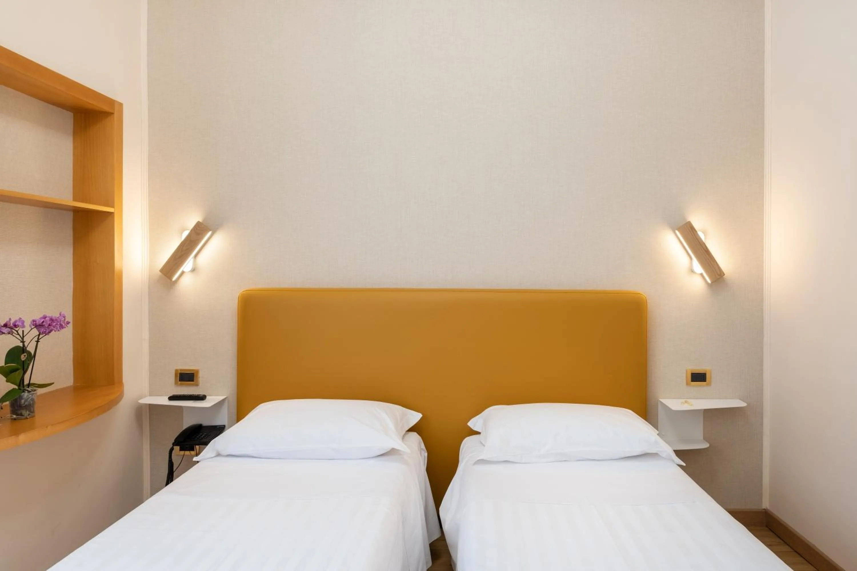 Bed in Hotel Santa Prisca