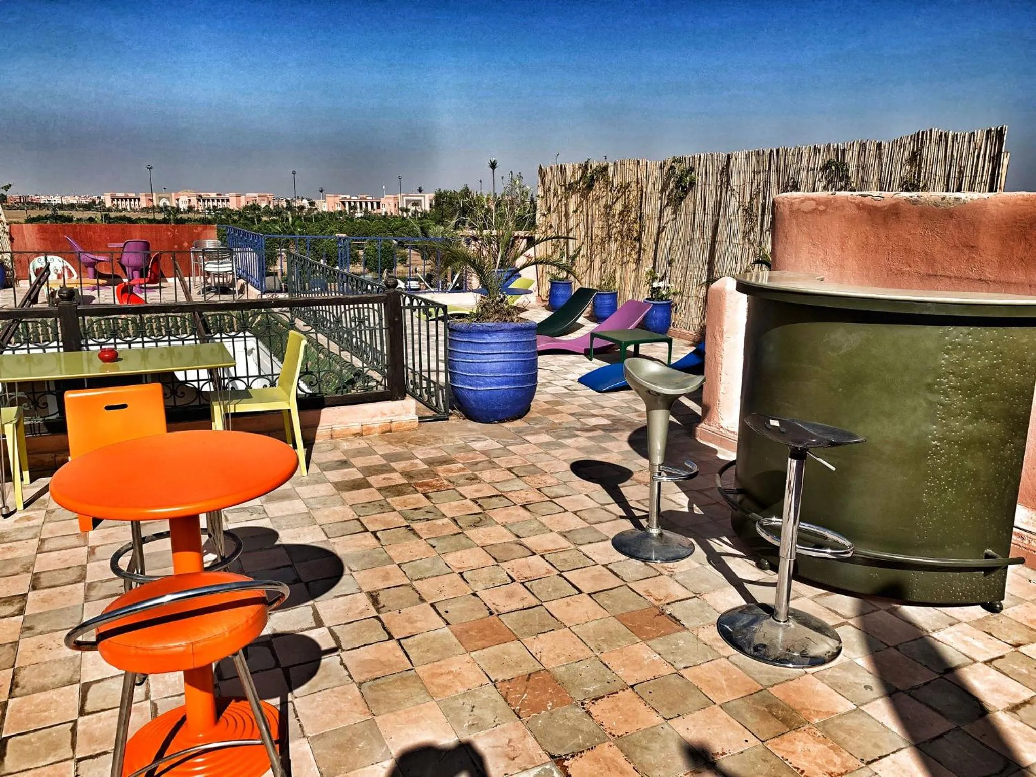 Balcony/Terrace in Riad Rockech