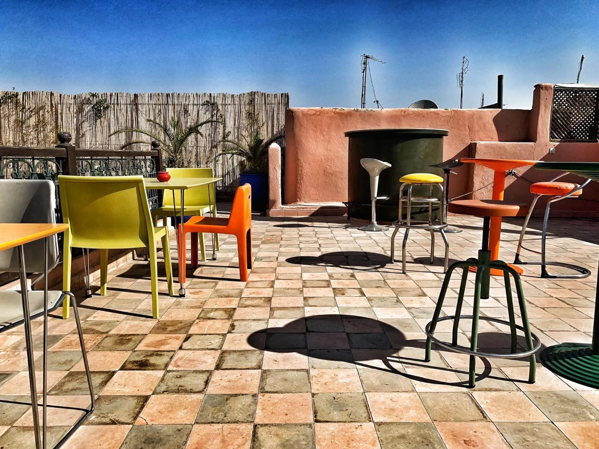 Balcony/Terrace in Riad Rockech