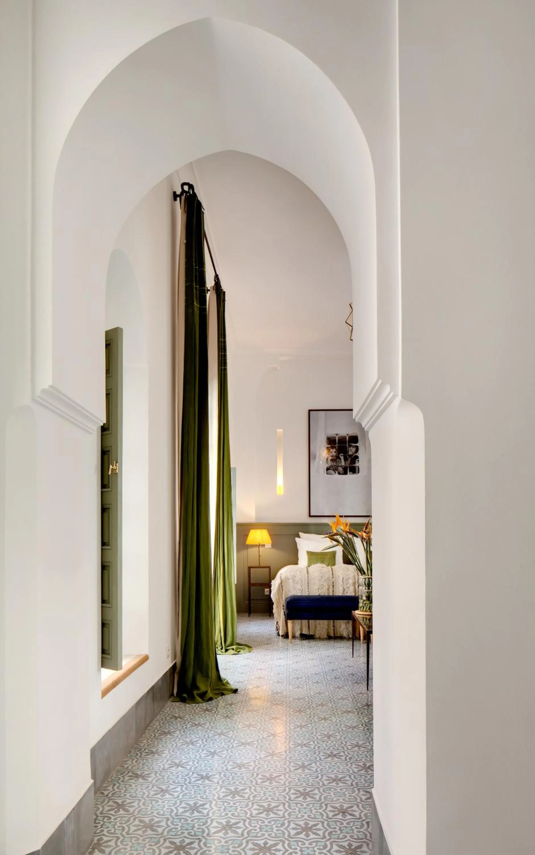 Bed in Riad Antara