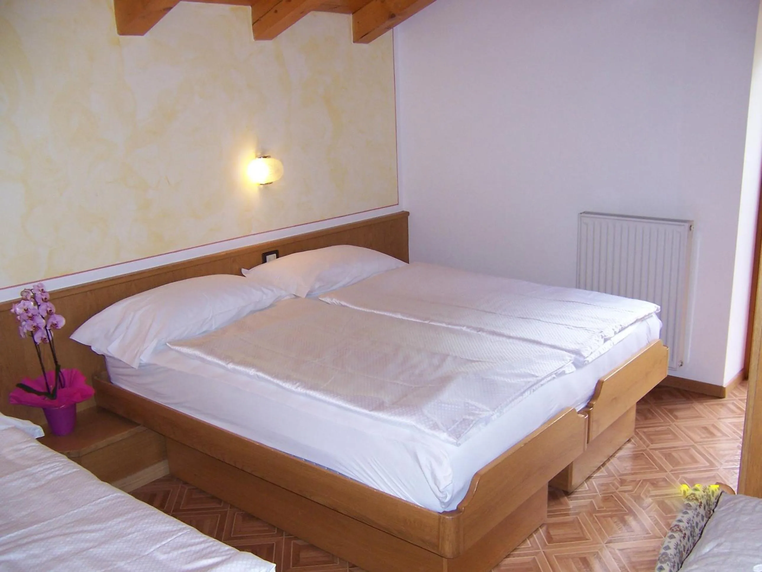 Bed in Alpen Hotel Rabbi