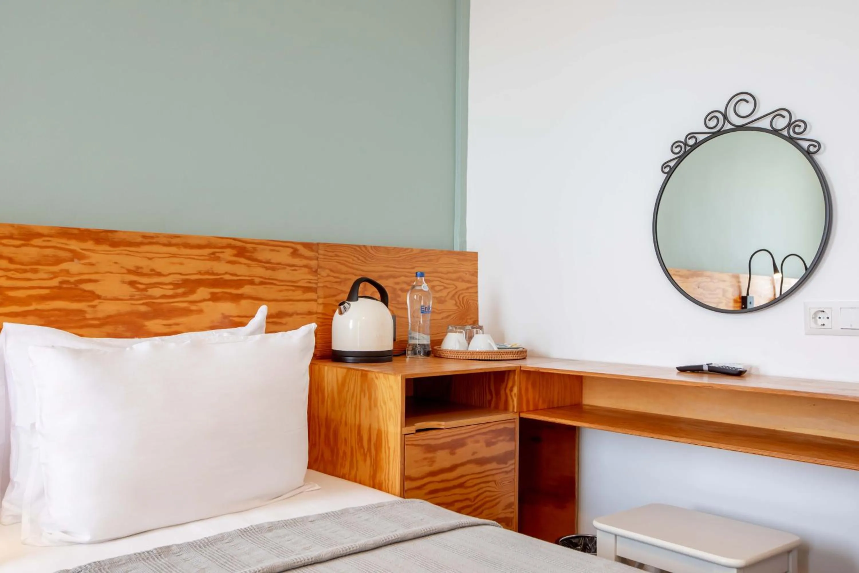 Decorative detail, Bed in Mavilim Hotel