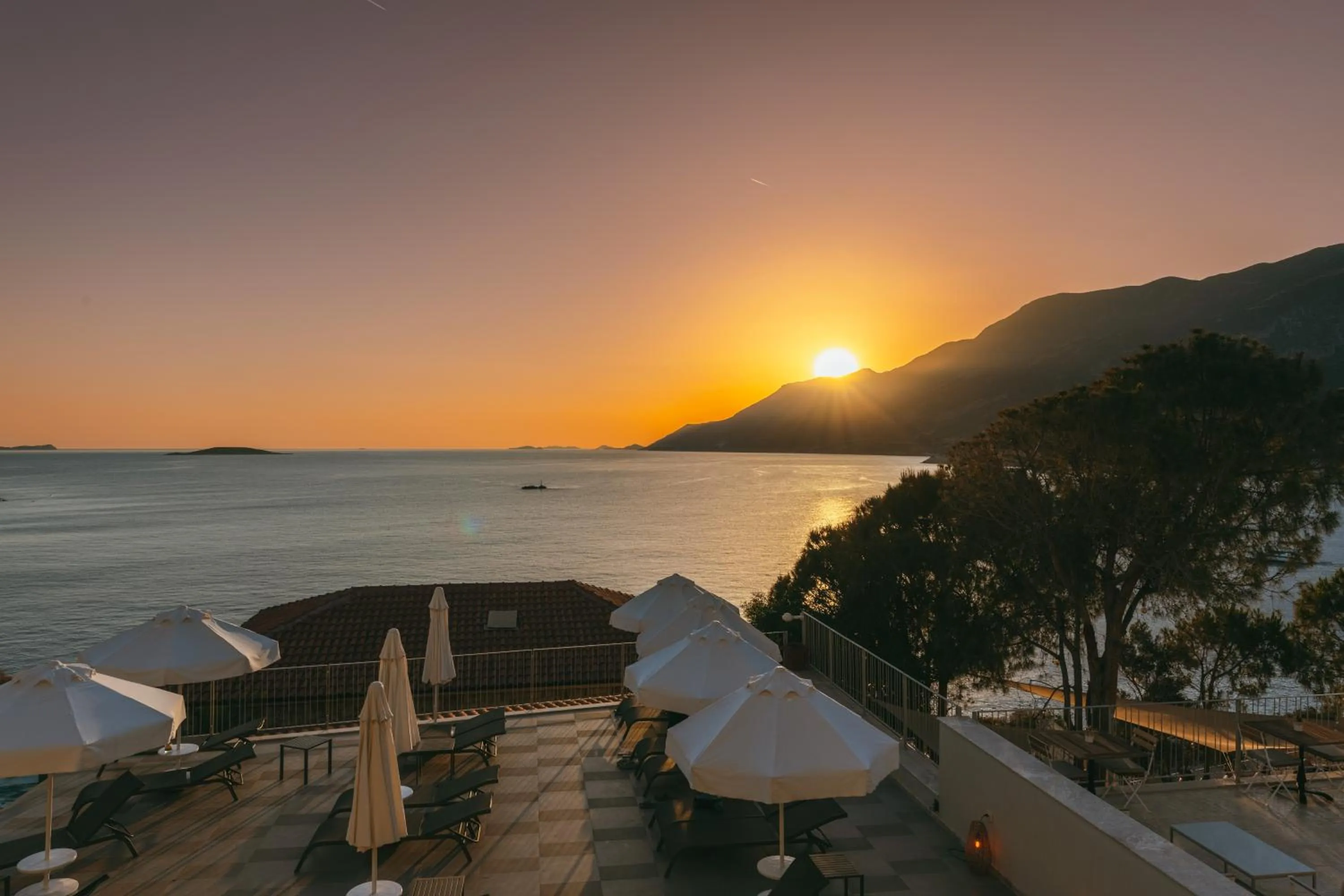 Sunset in Mavilim Hotel