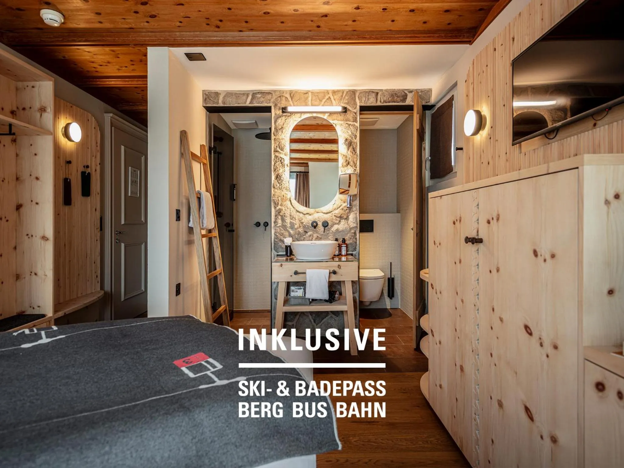 Bathroom in Engadiner Boutique-Hotel GuardaVal