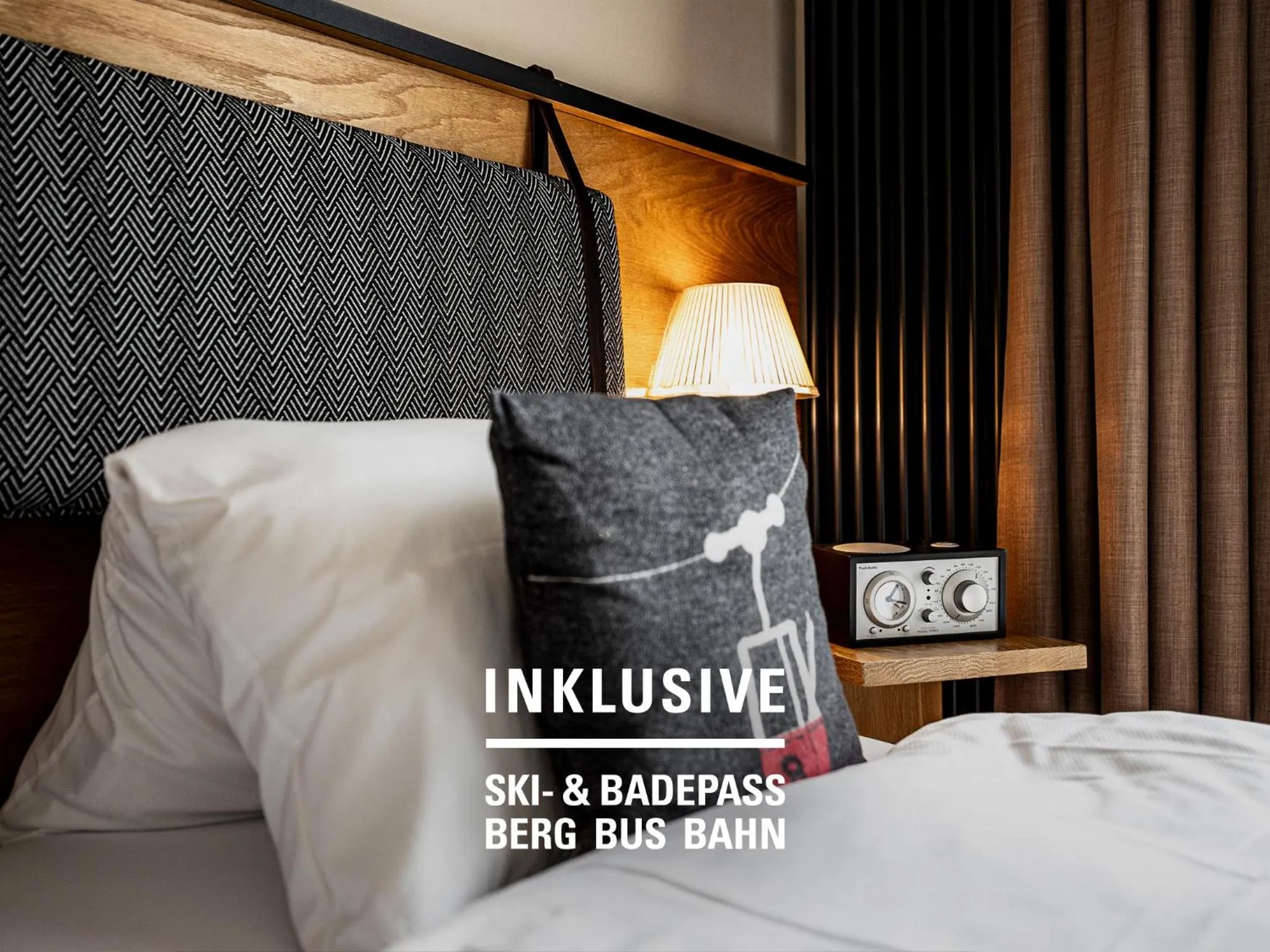 Bed in Engadiner Boutique-Hotel GuardaVal