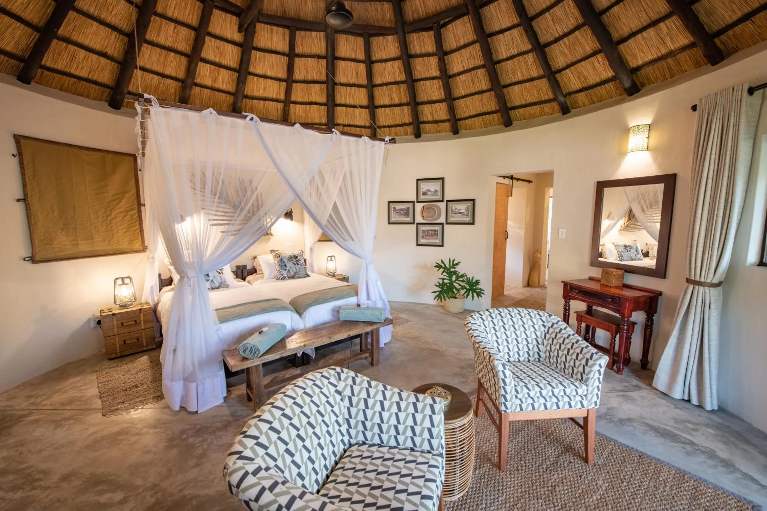Bedroom in Nyala Safari Lodge