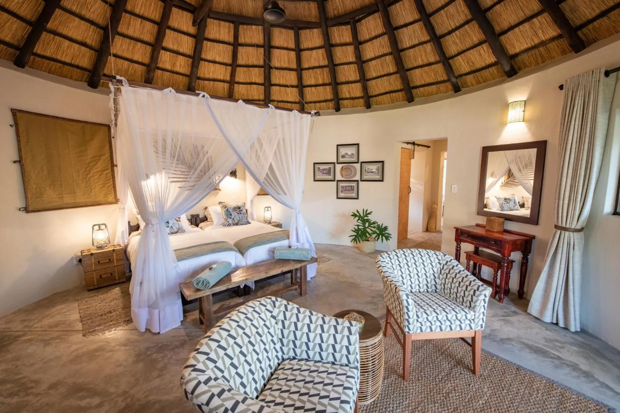Bedroom in Nyala Safari Lodge