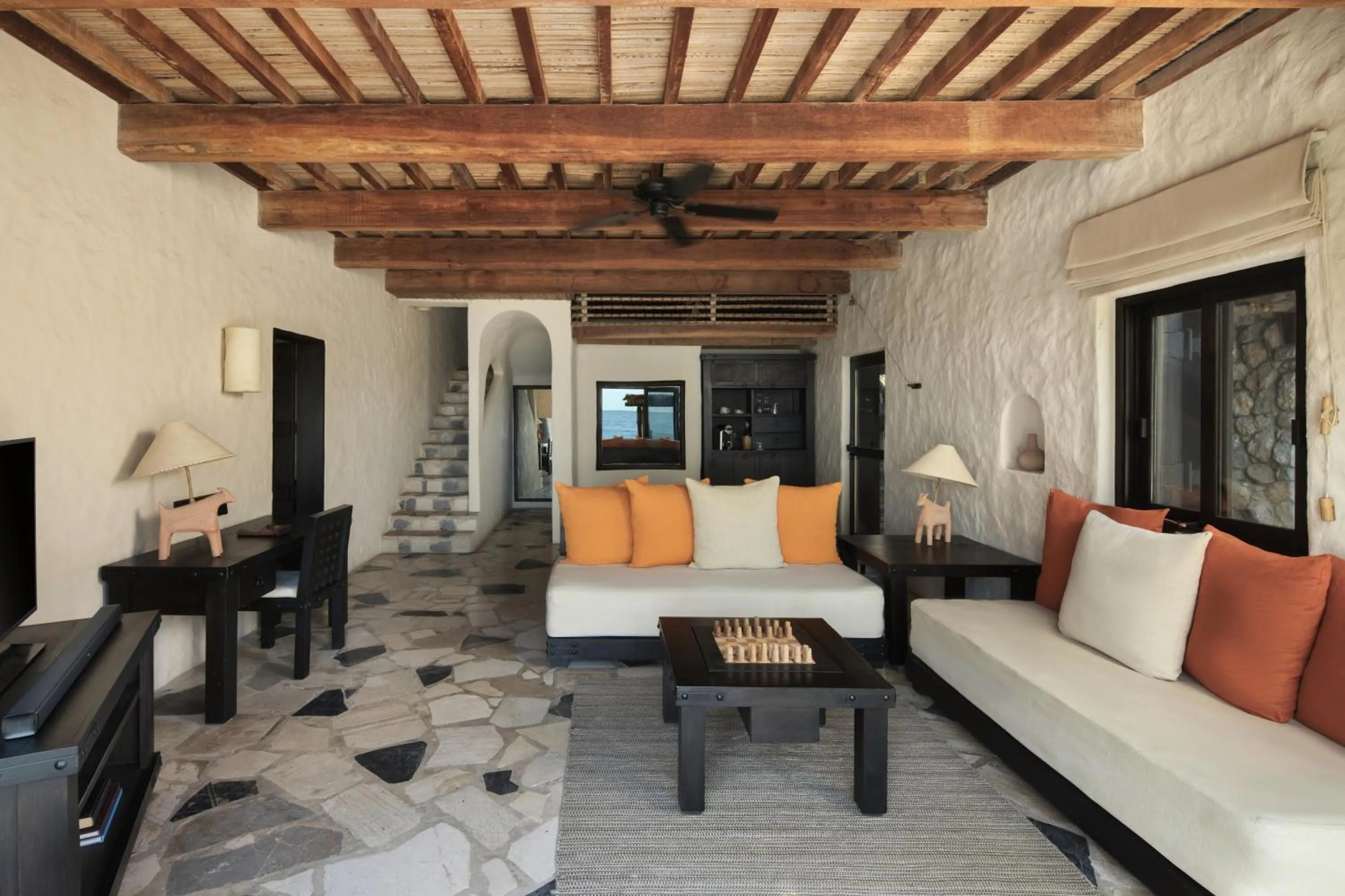 Living room in Six Senses Zighy Bay