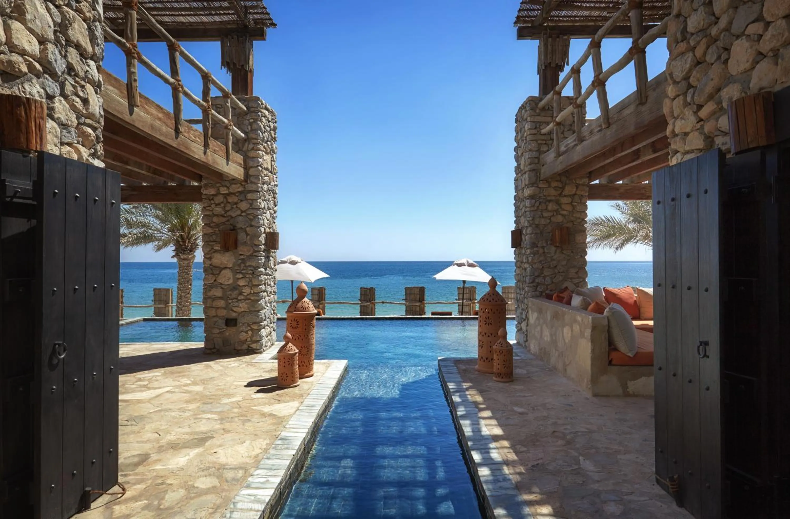 Sea view in Six Senses Zighy Bay
