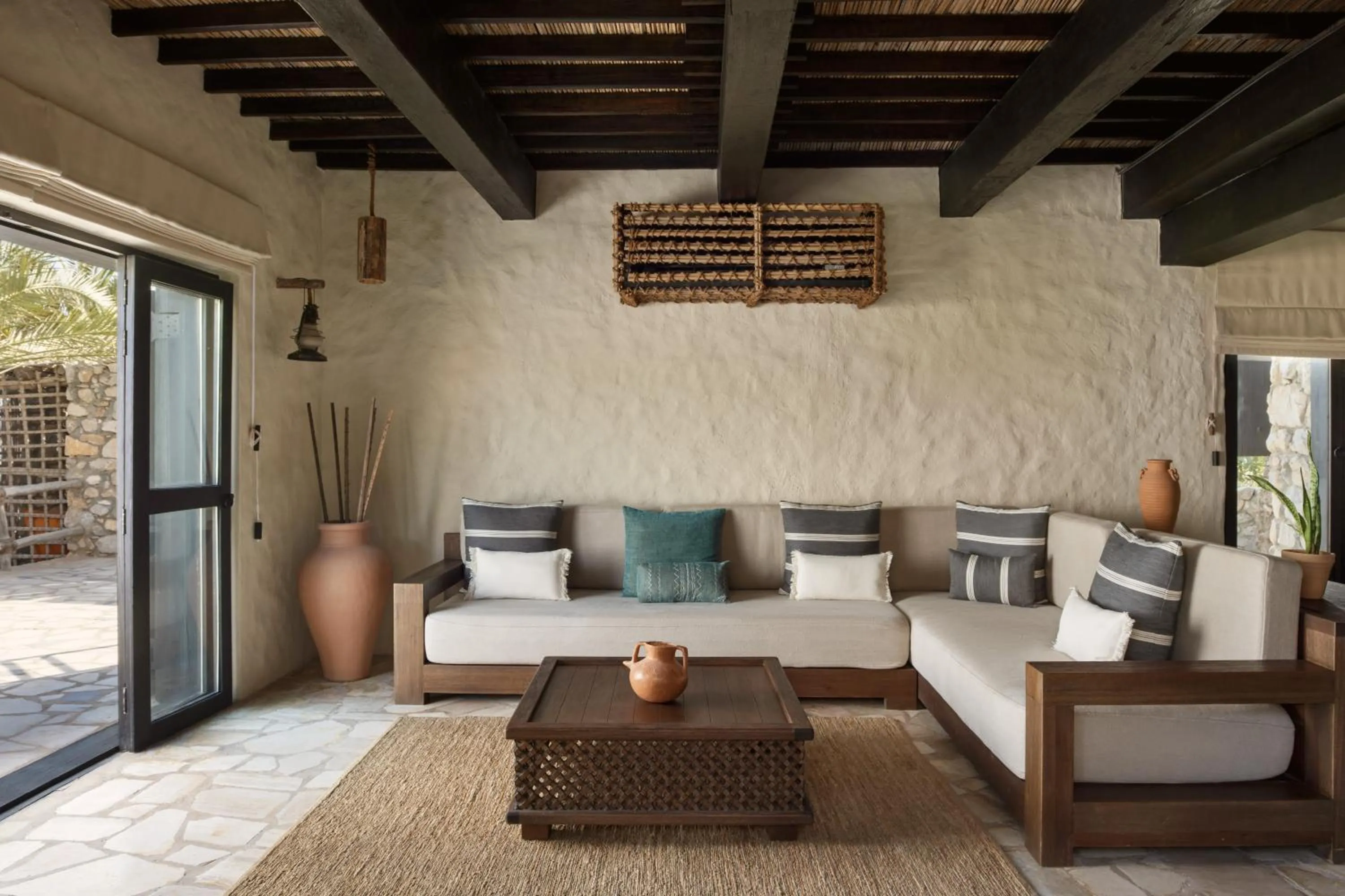 Living room in Six Senses Zighy Bay