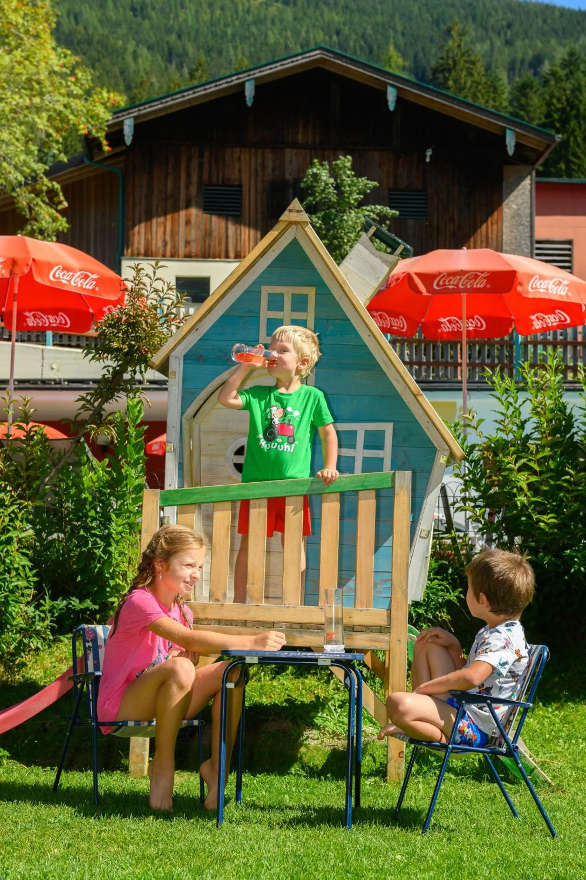 Children play ground in Wohlfühlresort und Feriengut Martinerhof