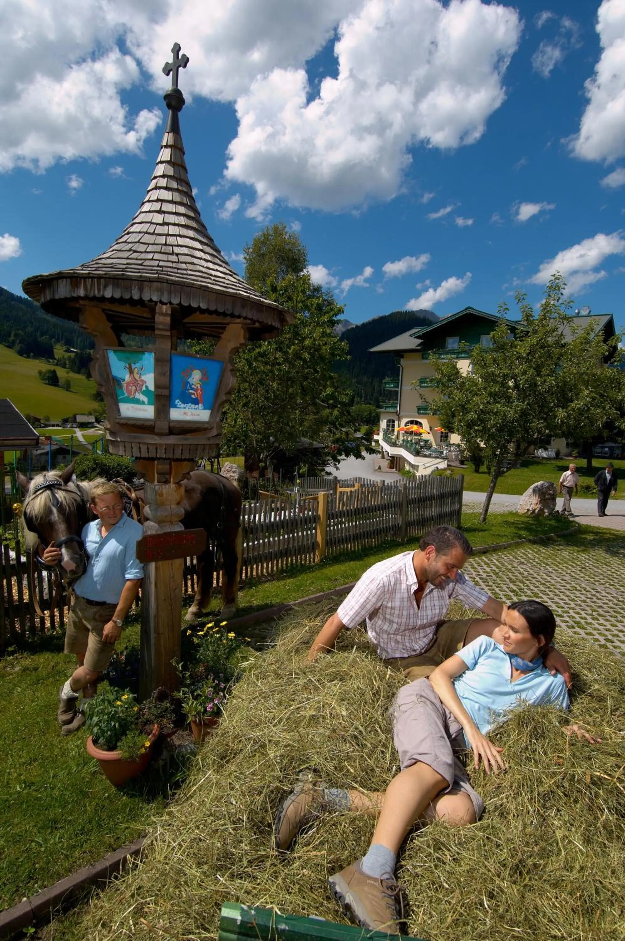 People in Wohlfühlresort und Feriengut Martinerhof