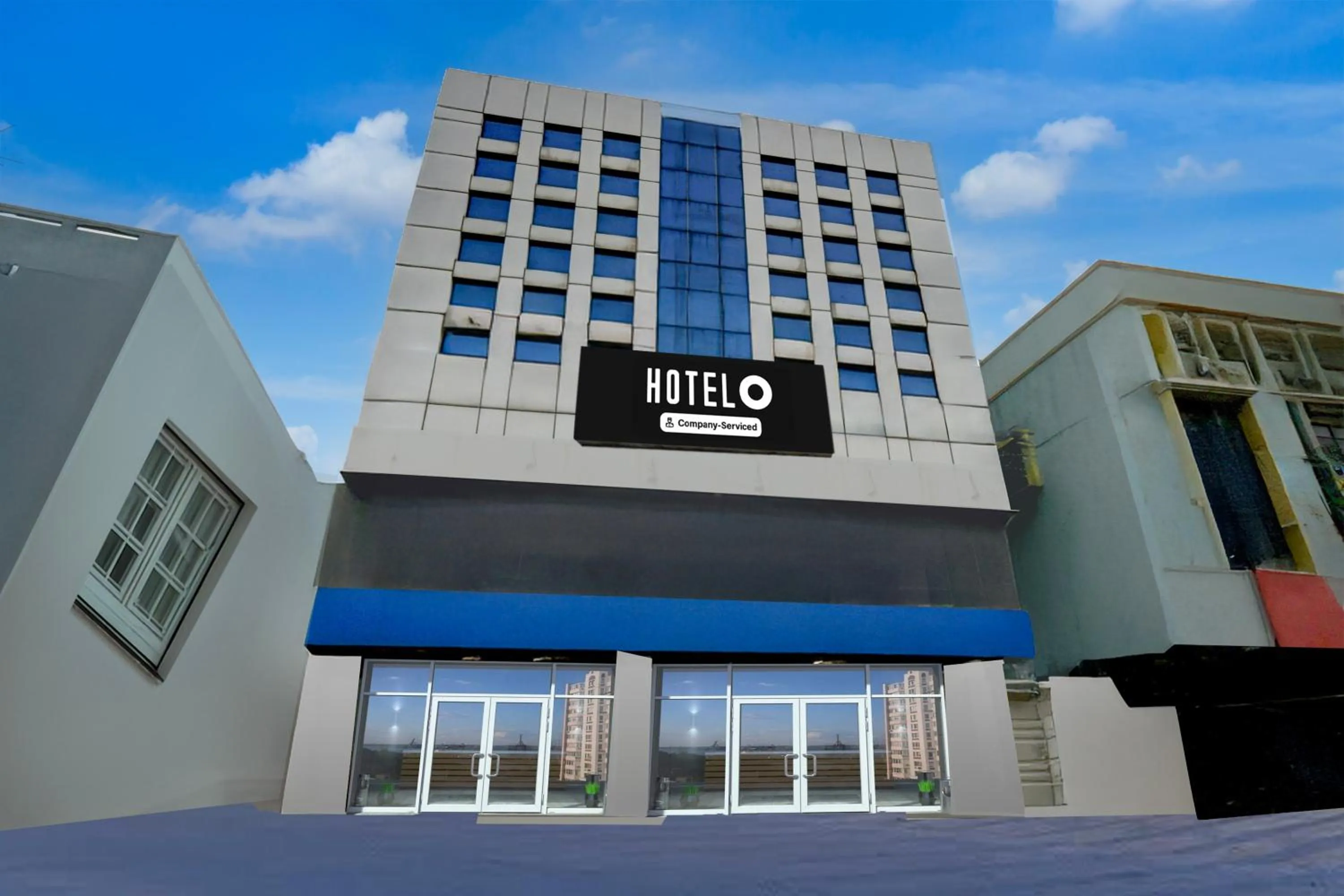 Facade/entrance in Hotel O Erragadda Metro Station Hyderabad Formerly Palak Residency