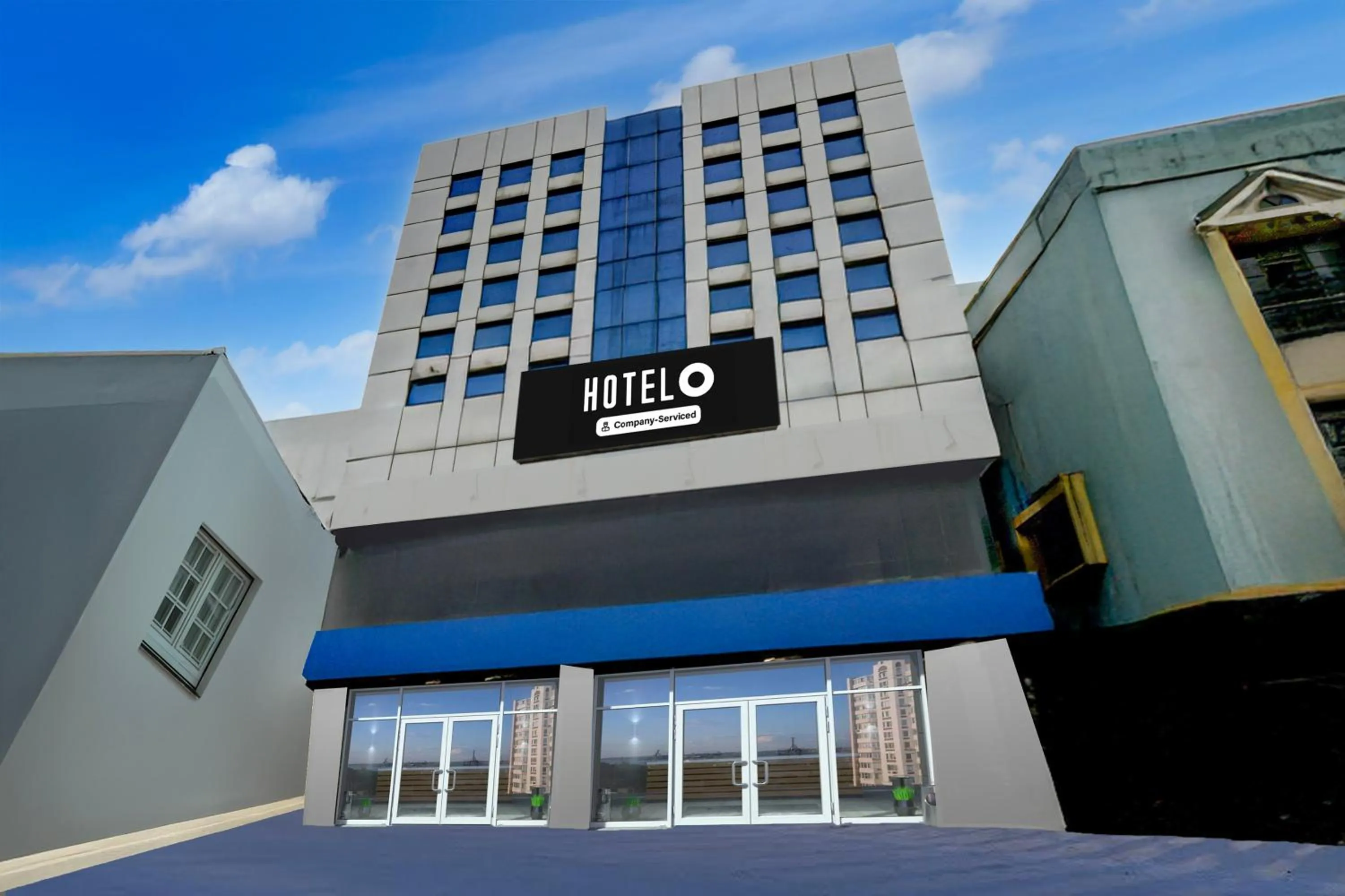 Facade/entrance in Hotel O Erragadda Metro Station Hyderabad Formerly Palak Residency