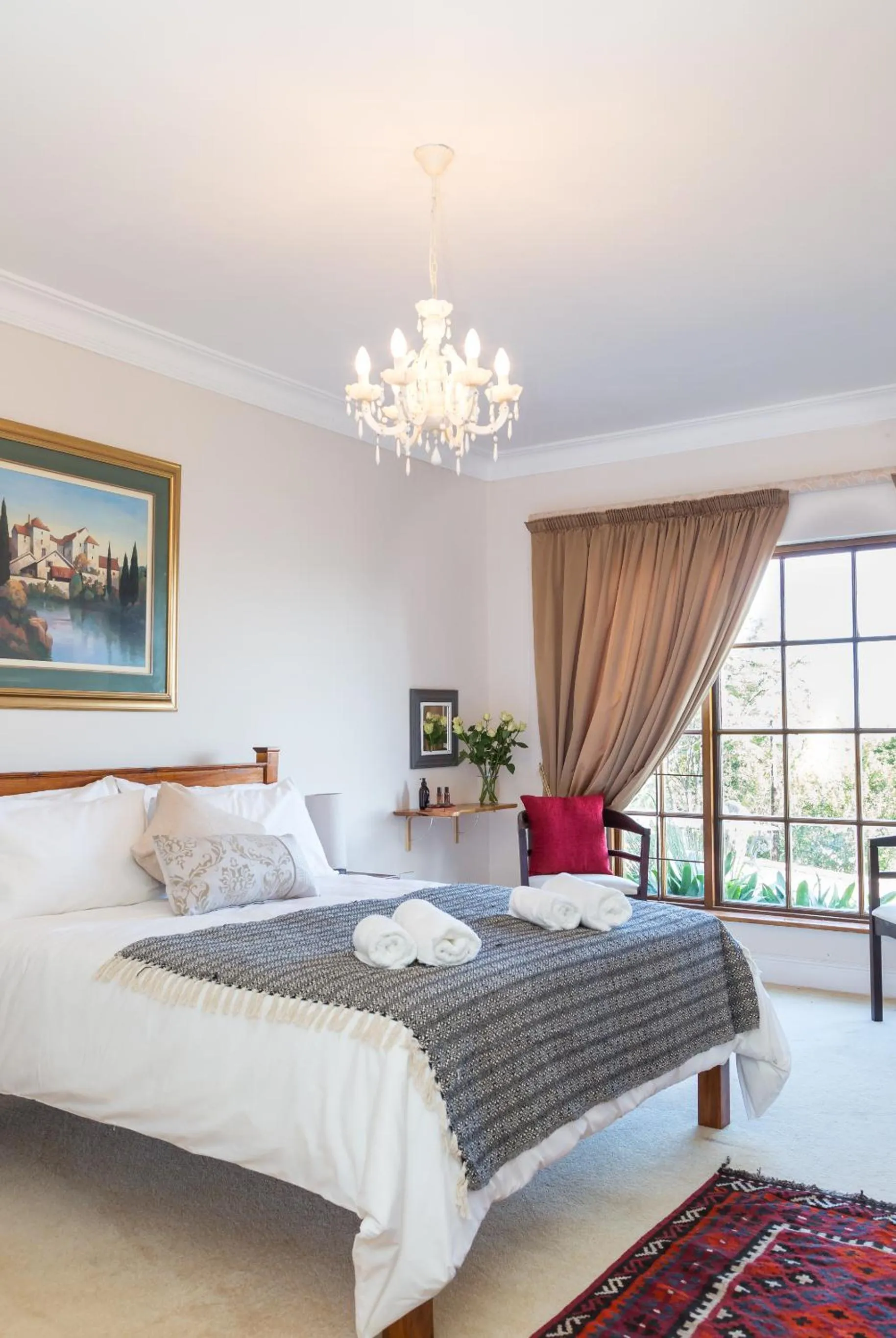 Decorative detail, Bed in Moncrieff Manor