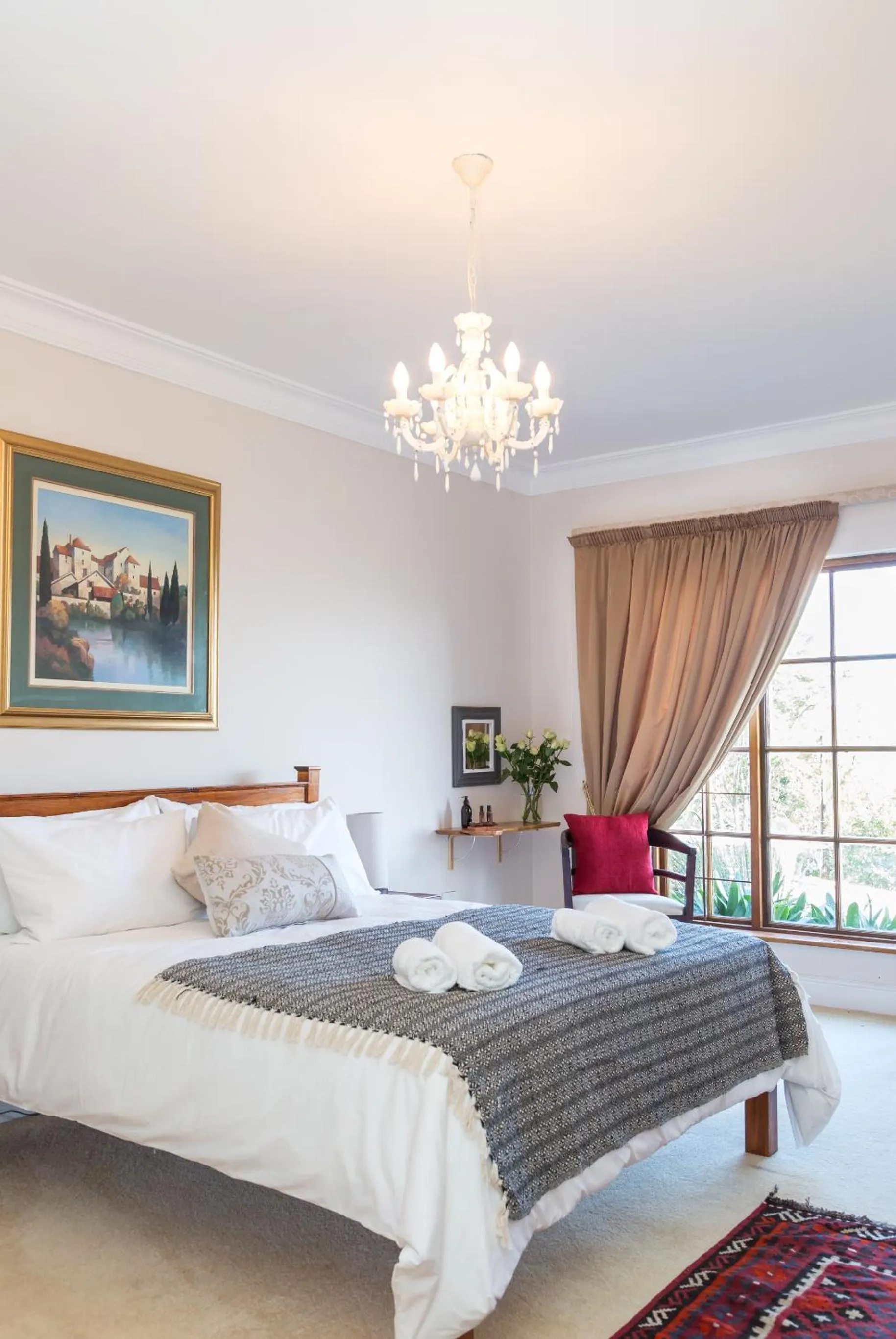 Decorative detail, Bed in Moncrieff Manor