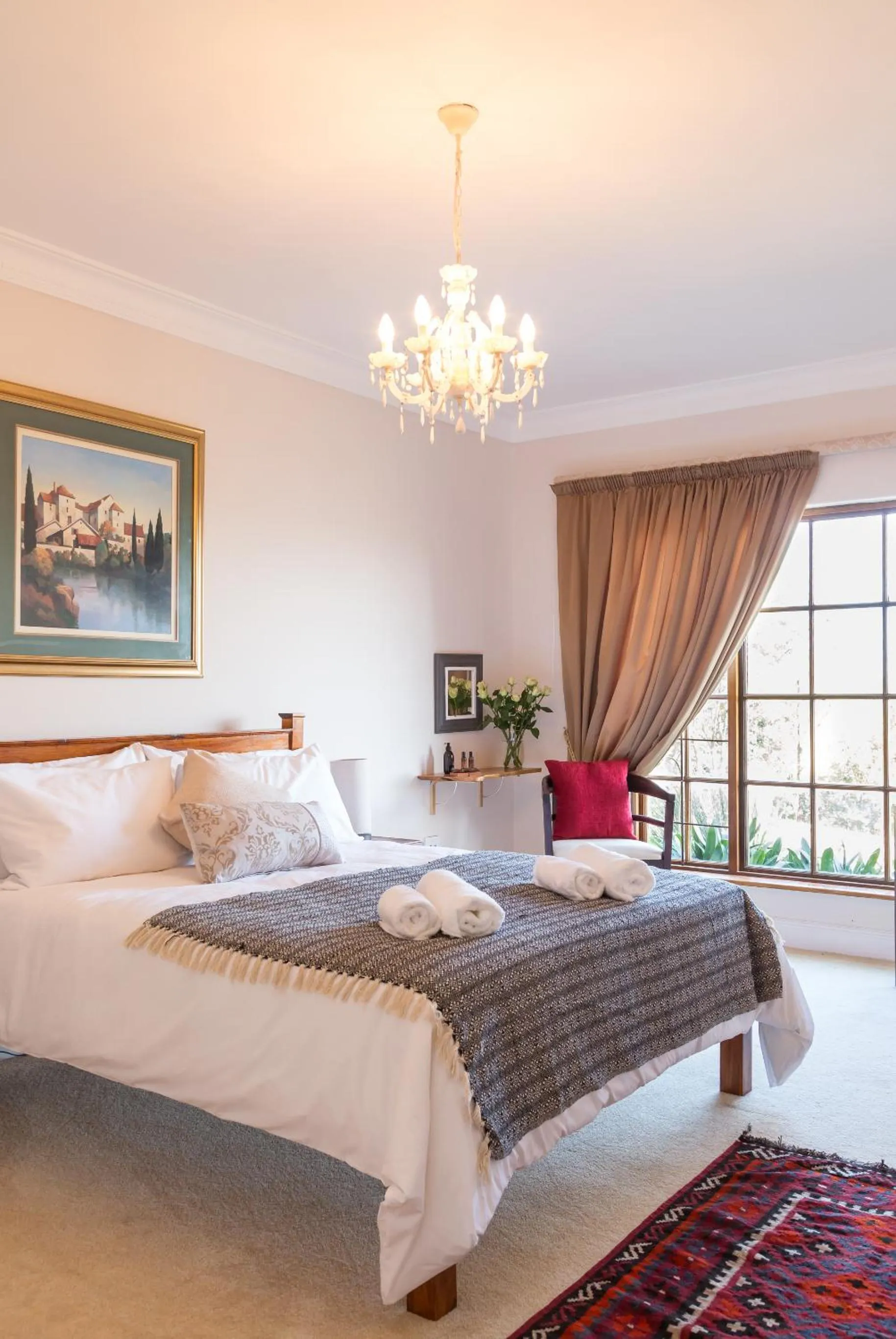 Decorative detail, Bed in Moncrieff Manor