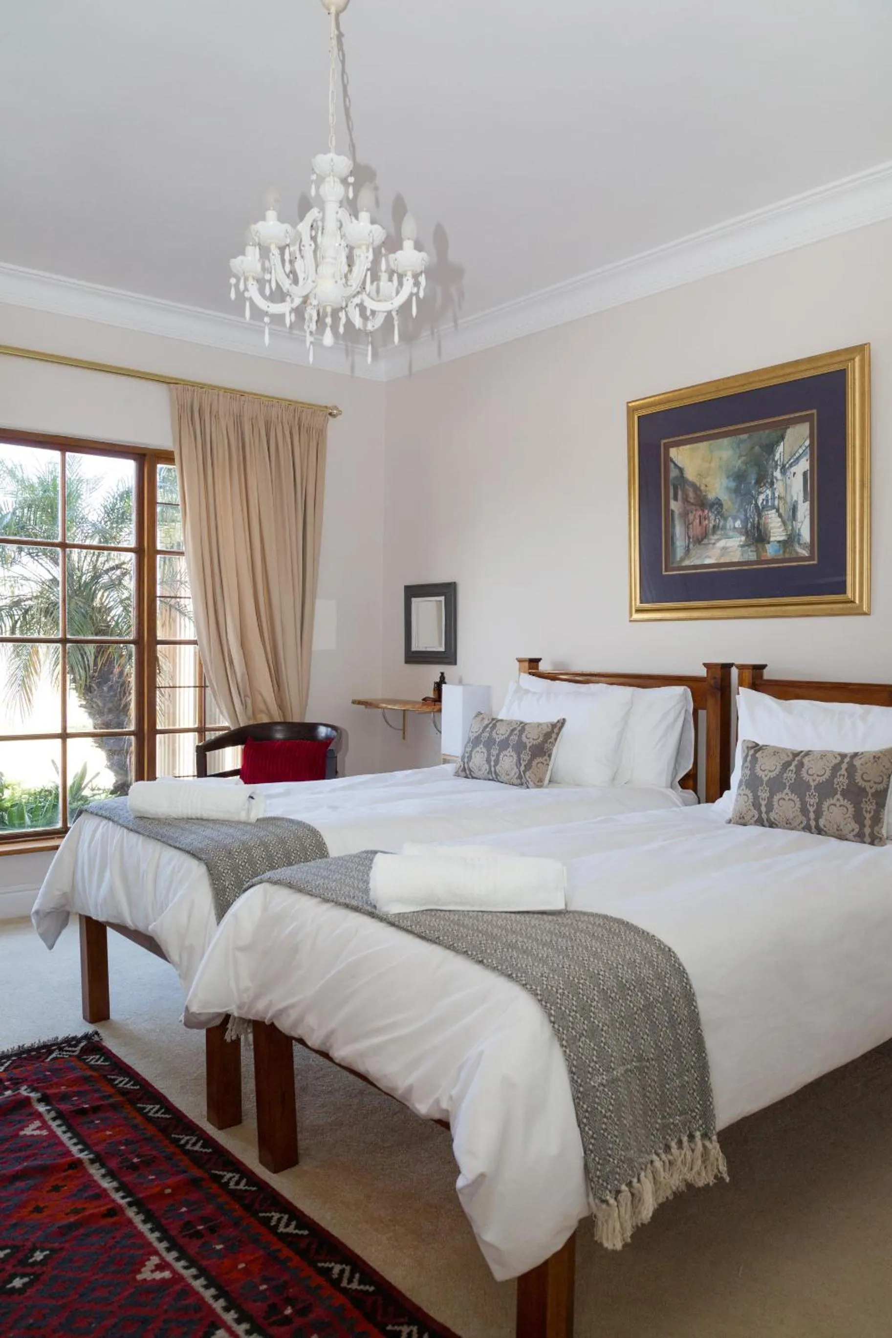 Decorative detail, Bed in Moncrieff Manor