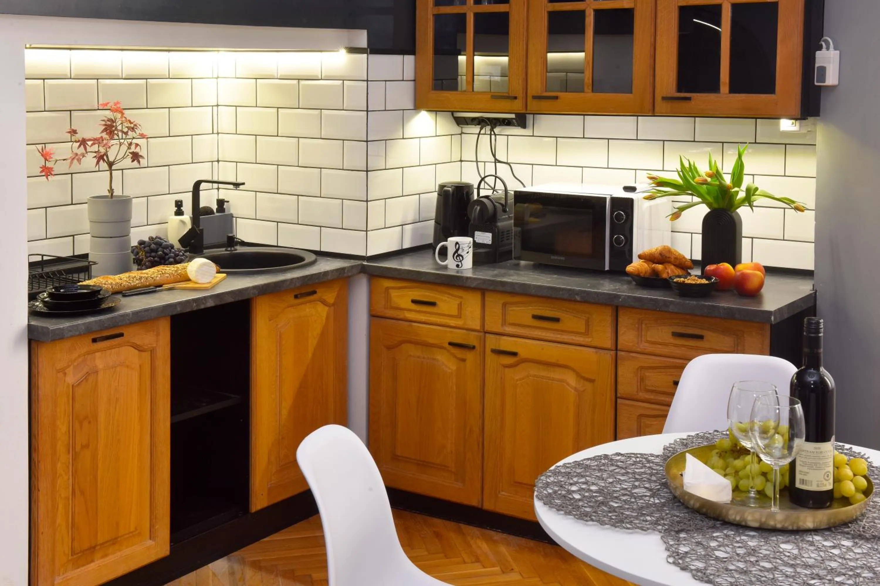 Kitchen or kitchenette in Walk Inn Váci 78