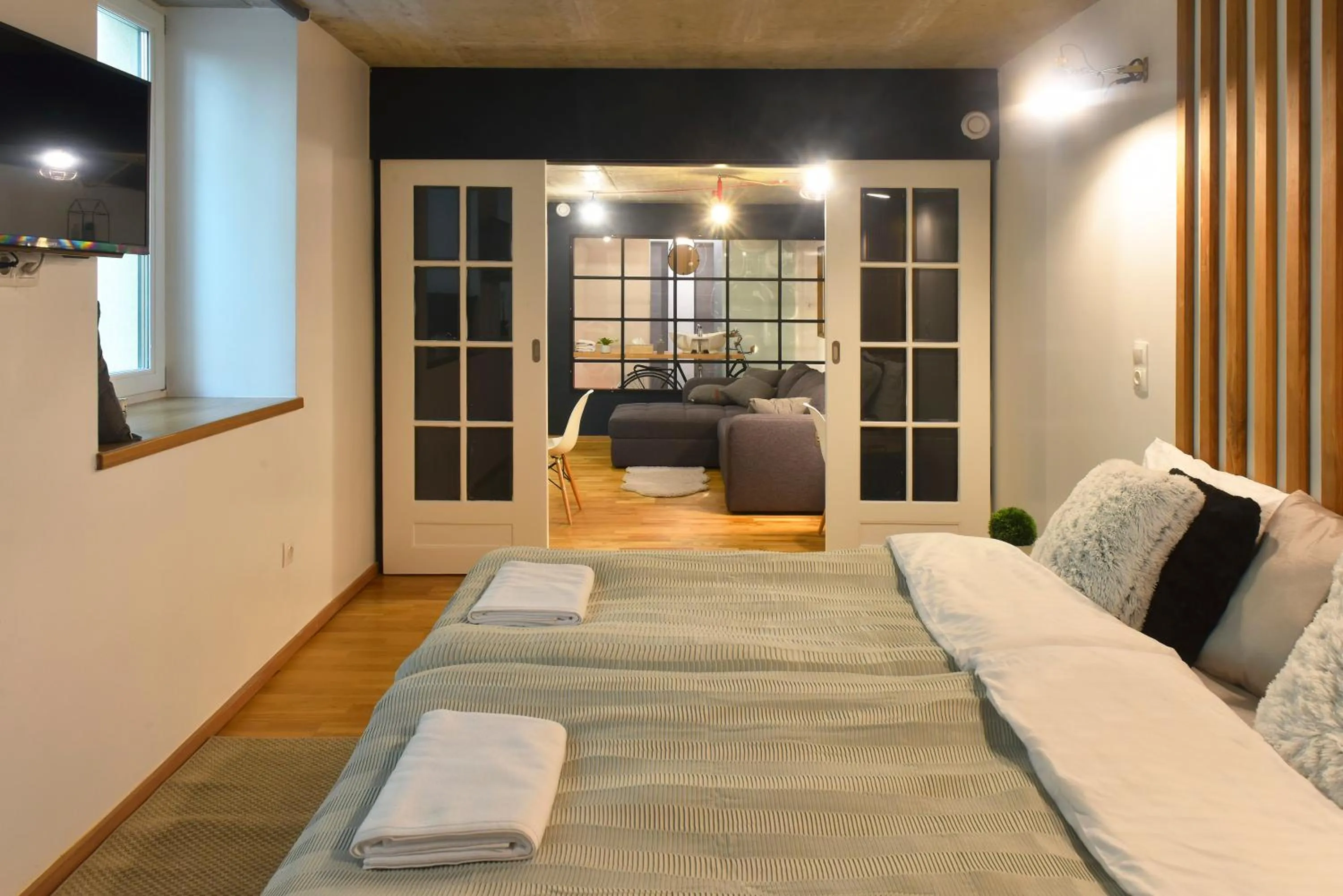 Bedroom, Bed in Walk Inn Váci 78