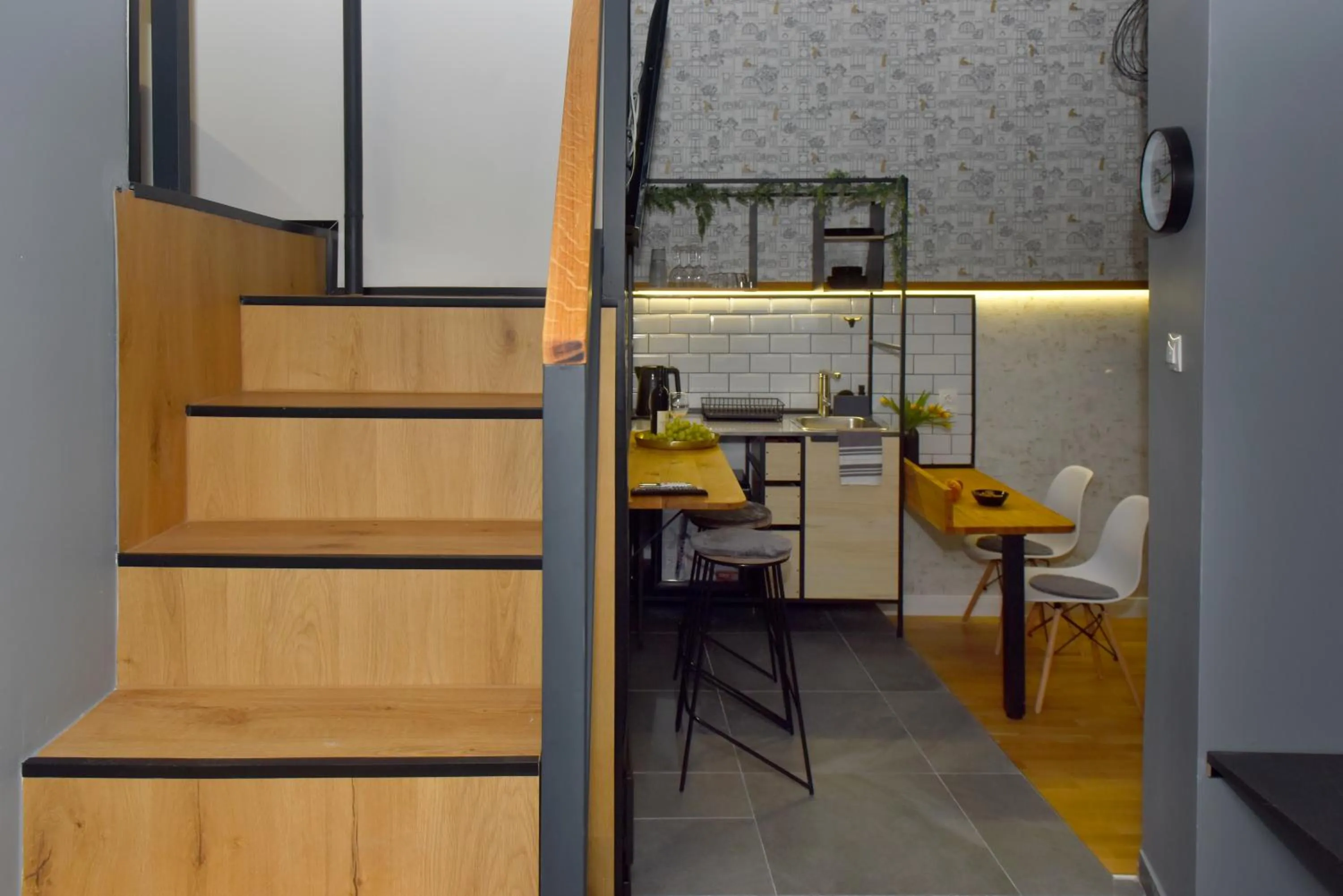 Kitchen or kitchenette in Walk Inn Váci 78