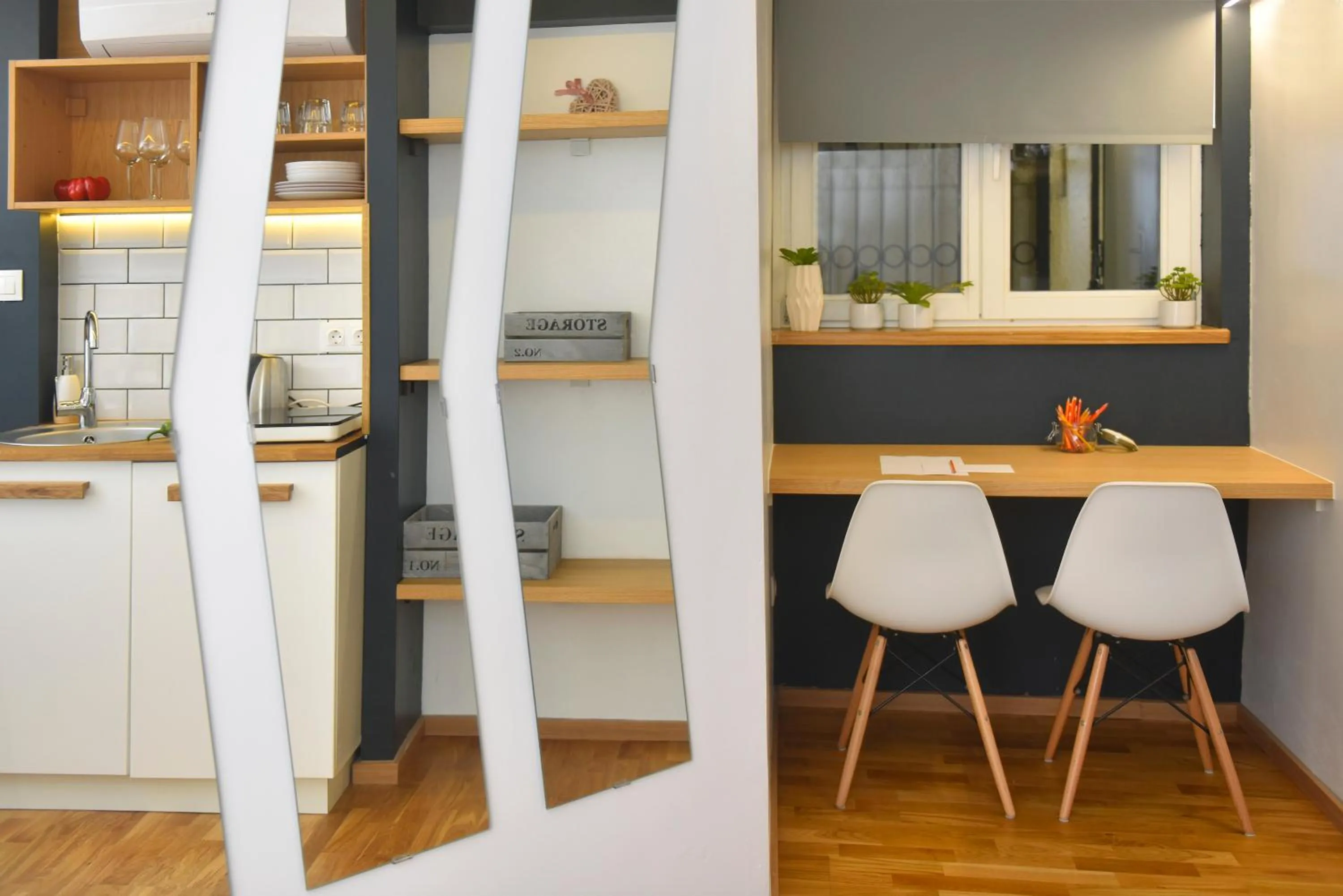 Kitchen or kitchenette in Walk Inn Váci 78