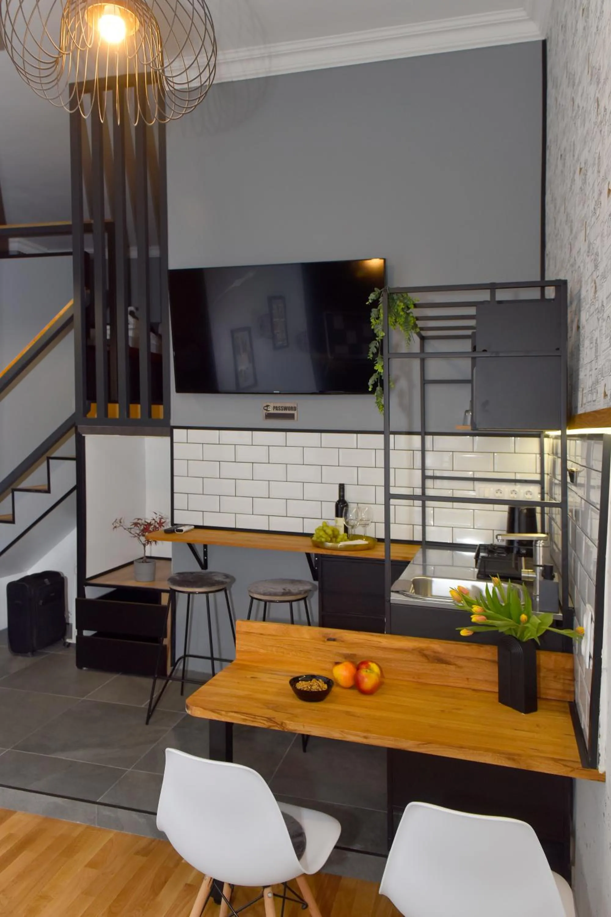 Kitchen or kitchenette in Walk Inn Váci 78