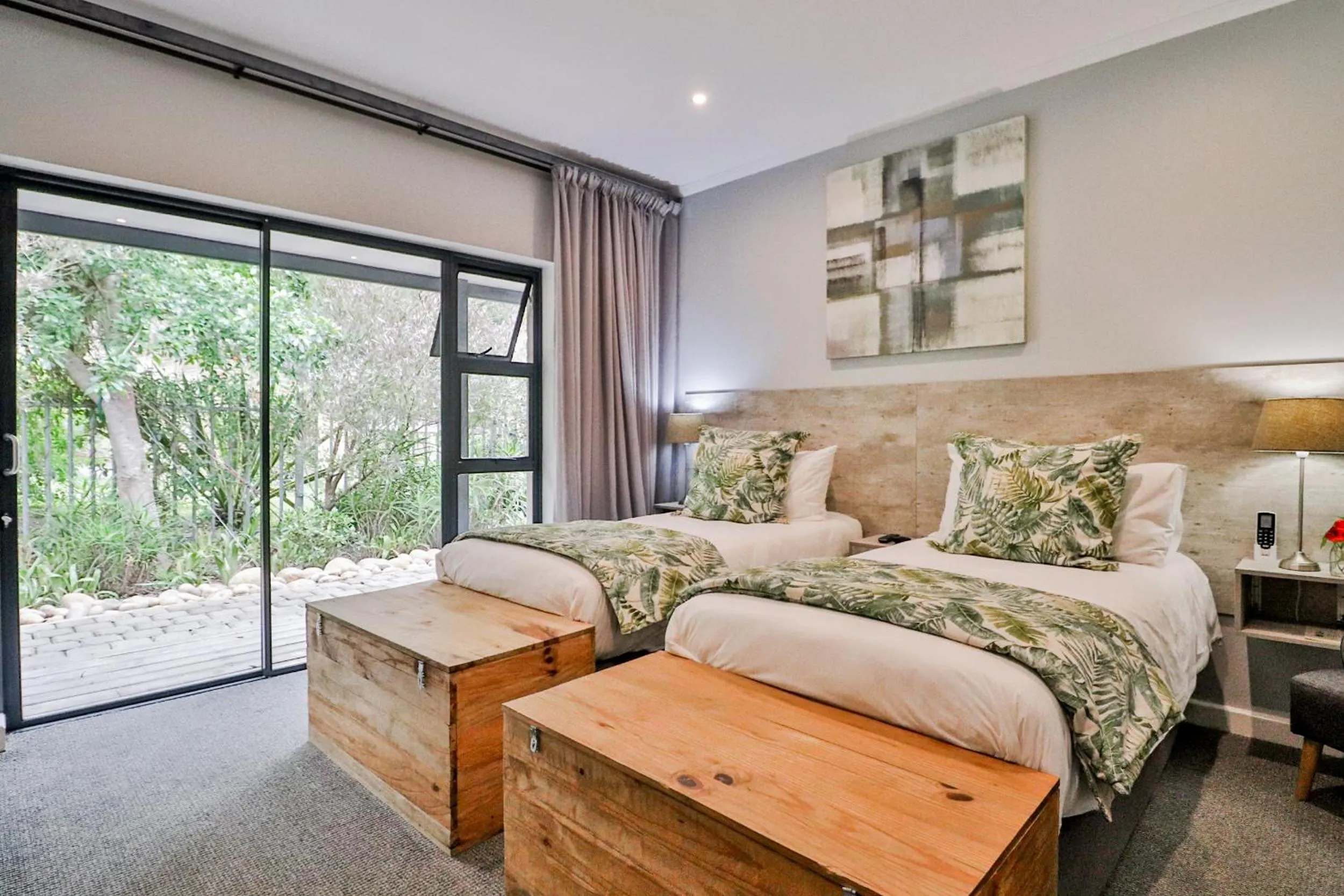 Bed in The Greens Guest House